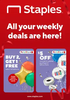 Preview of Staples weekly ads valid from 19.04.2026