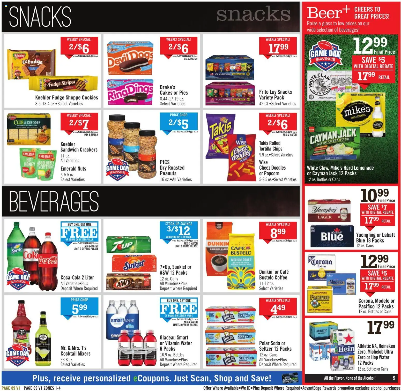 Price Chopper Weekly Ad - valid from 01.02.2026 | Page: 9 | Products: Vitamin, Coffee, Cookies, Game