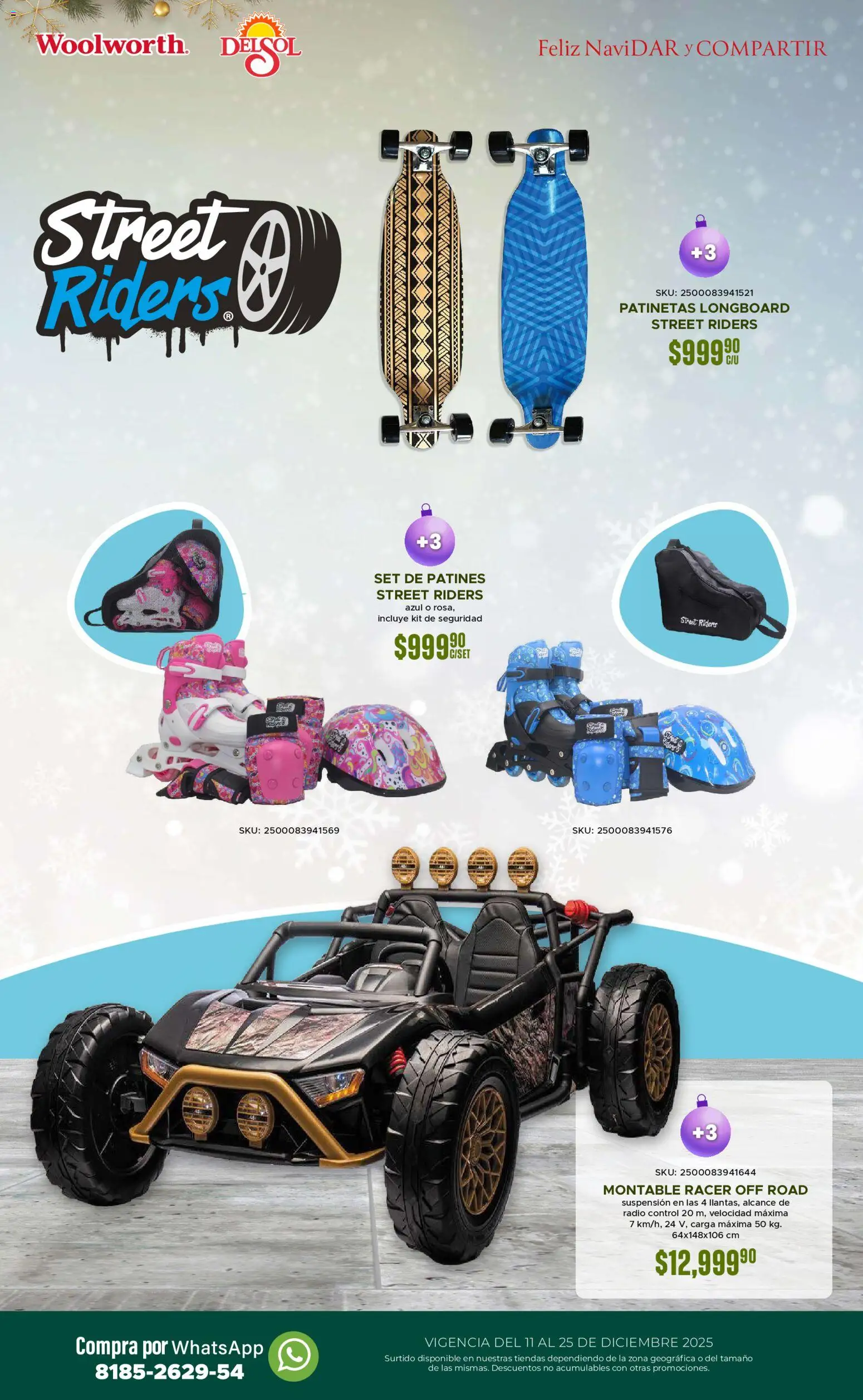 Nuevas ofertas de Del Sol y Woolworth válidas en toda la República Mexicana desde el 11.12.2025. ¡Encuentra las mejores ofertas en Del Sol y Woolworth catálogo! | Página: 11 | Productos: Radio