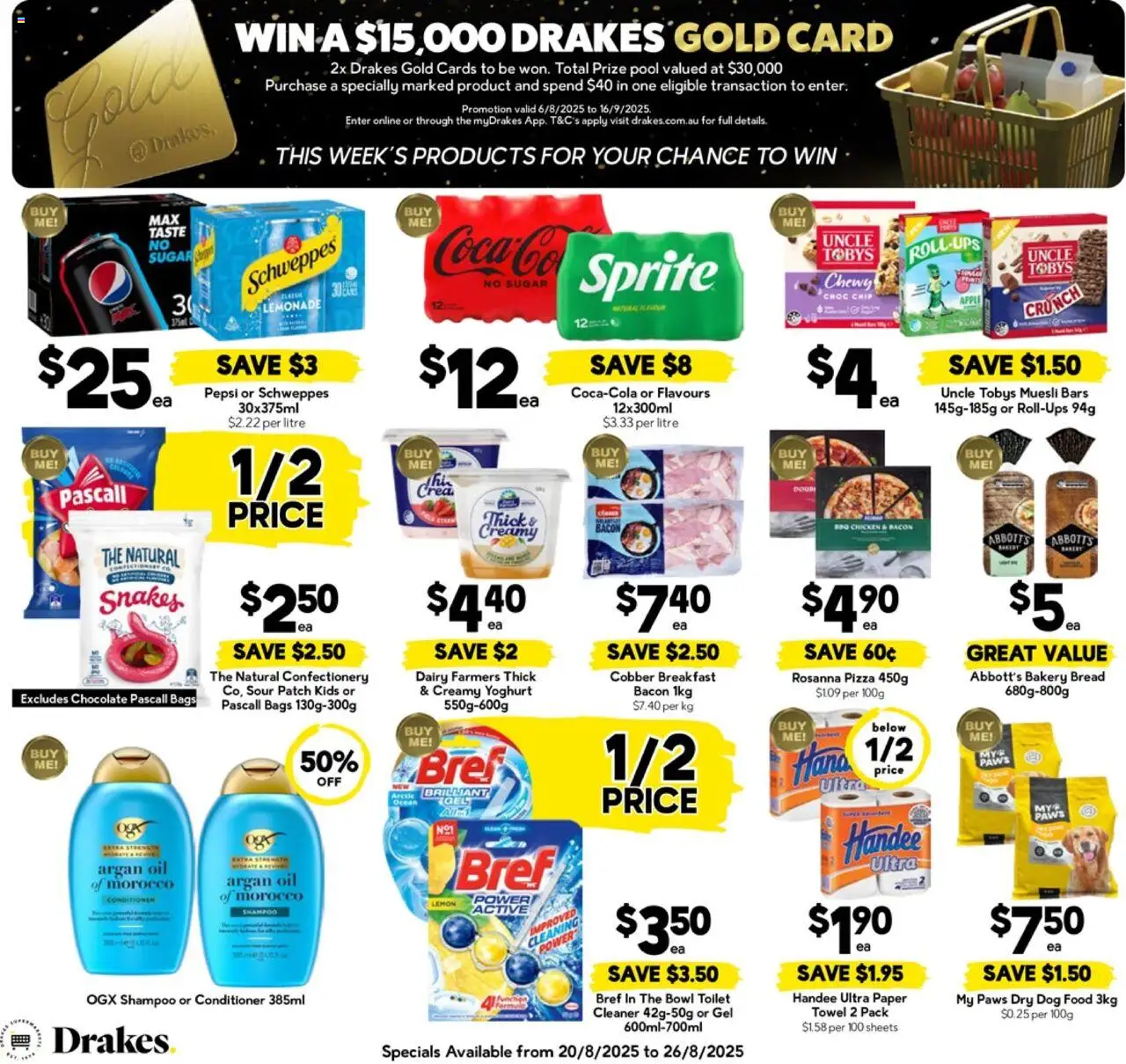 Drakes catalogue - valid from 20.08.2025 | Page: 2 | Products: Conditioner, Chocolate, Sugar, Lemon