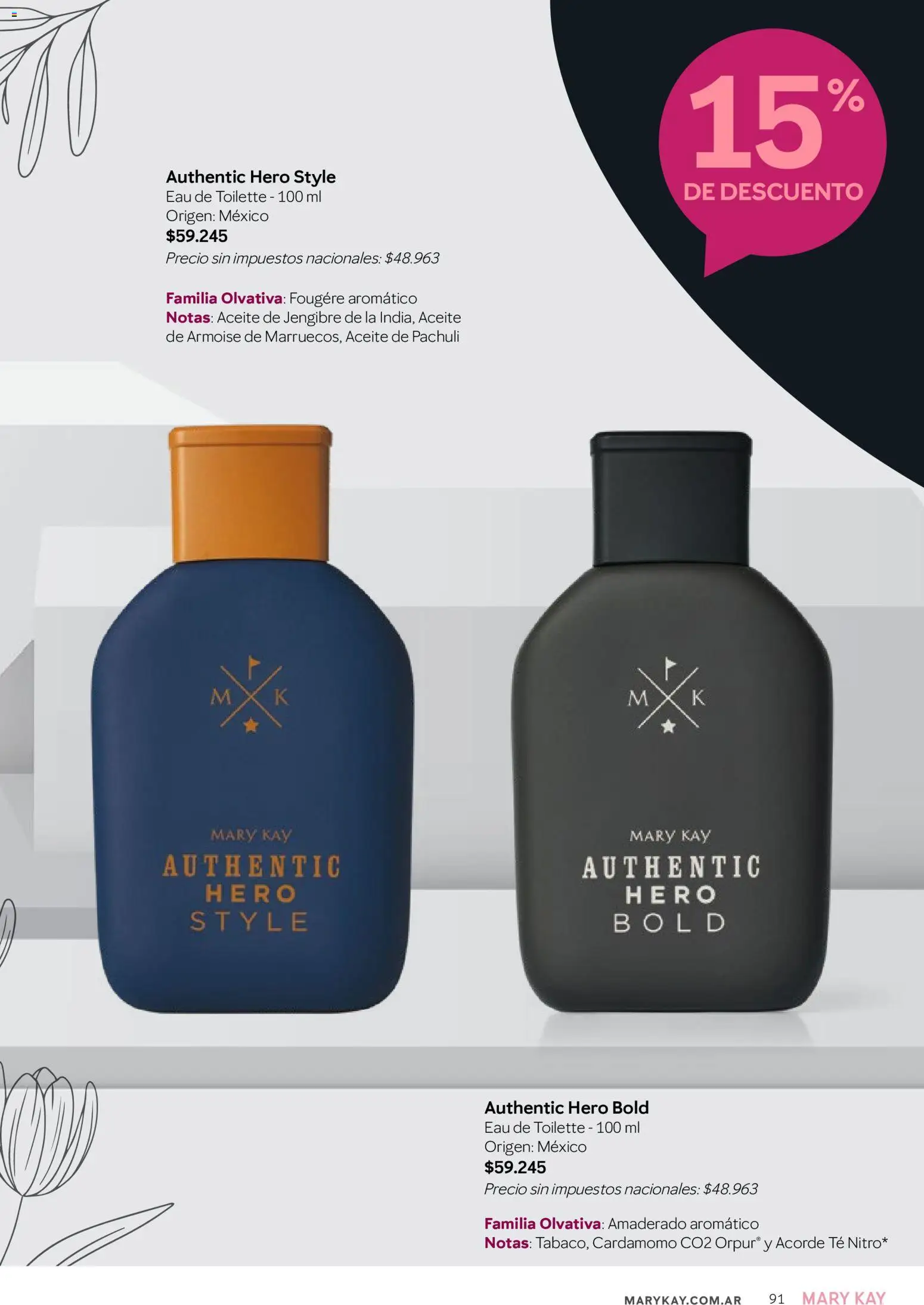 Mary Kay catálogo │ válido desde el 03.12.2025 | Página: 91 | Productos: Eau de toilette, Aceite, Té