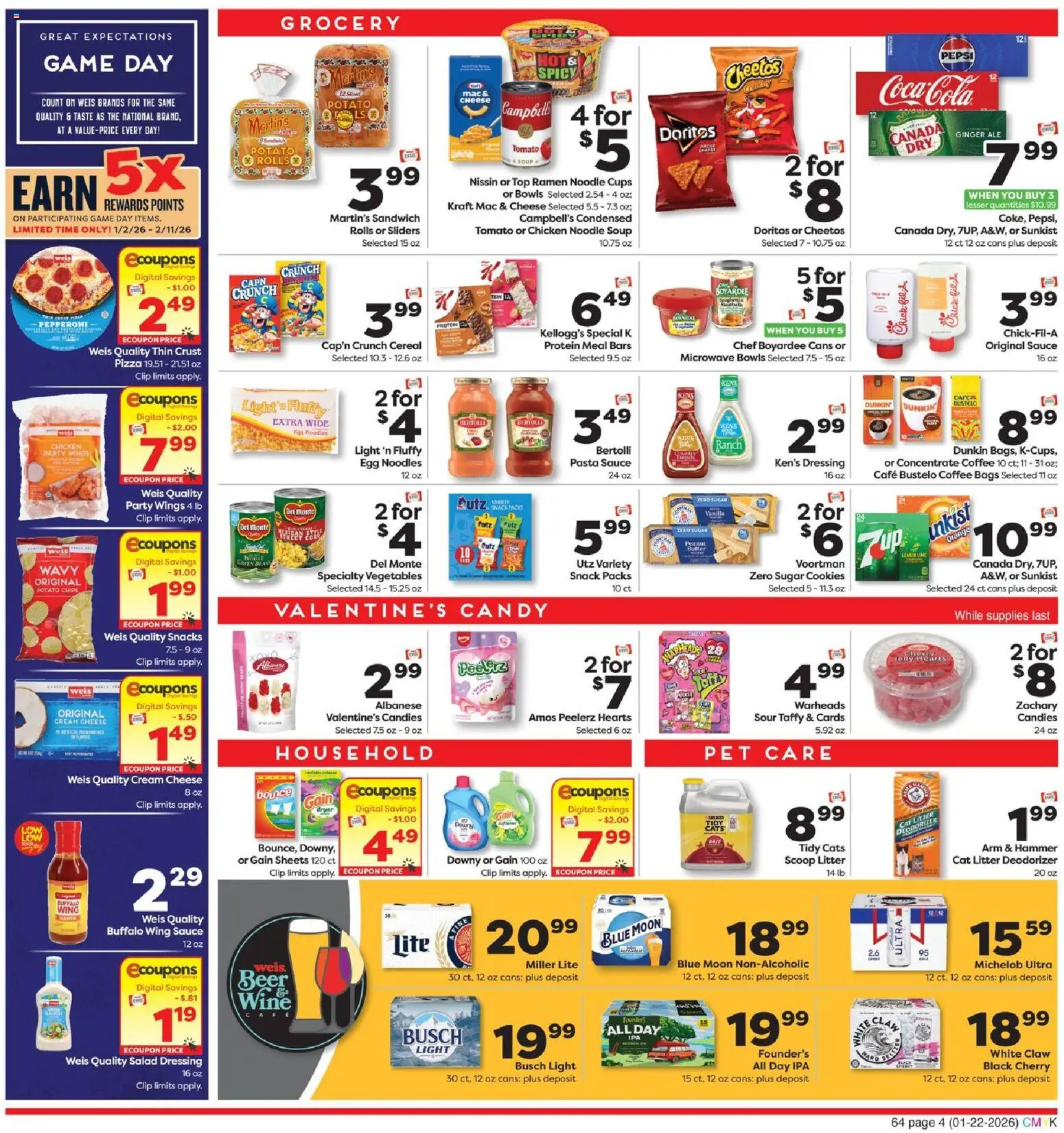 Weis Weekly Circular - NY - valid from 22.01.2026 | Page: 5 | Products: Coffee, Pizza, Lemon, Lime