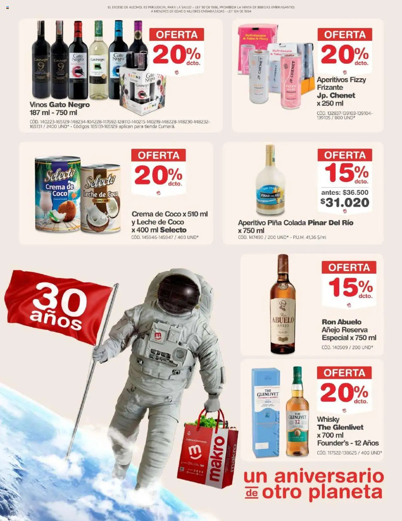Makro revista - valida desde el 26.09.2025 | Página: 32 | Productos: Whisky, Ron, Coco, Tintura