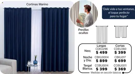 Vista previa de Colchas Concord - Catálogo, nuevo folleto de la tienda, válido en México a partir del 01.08.2025 | Página: 261 | Productos: Cortinas