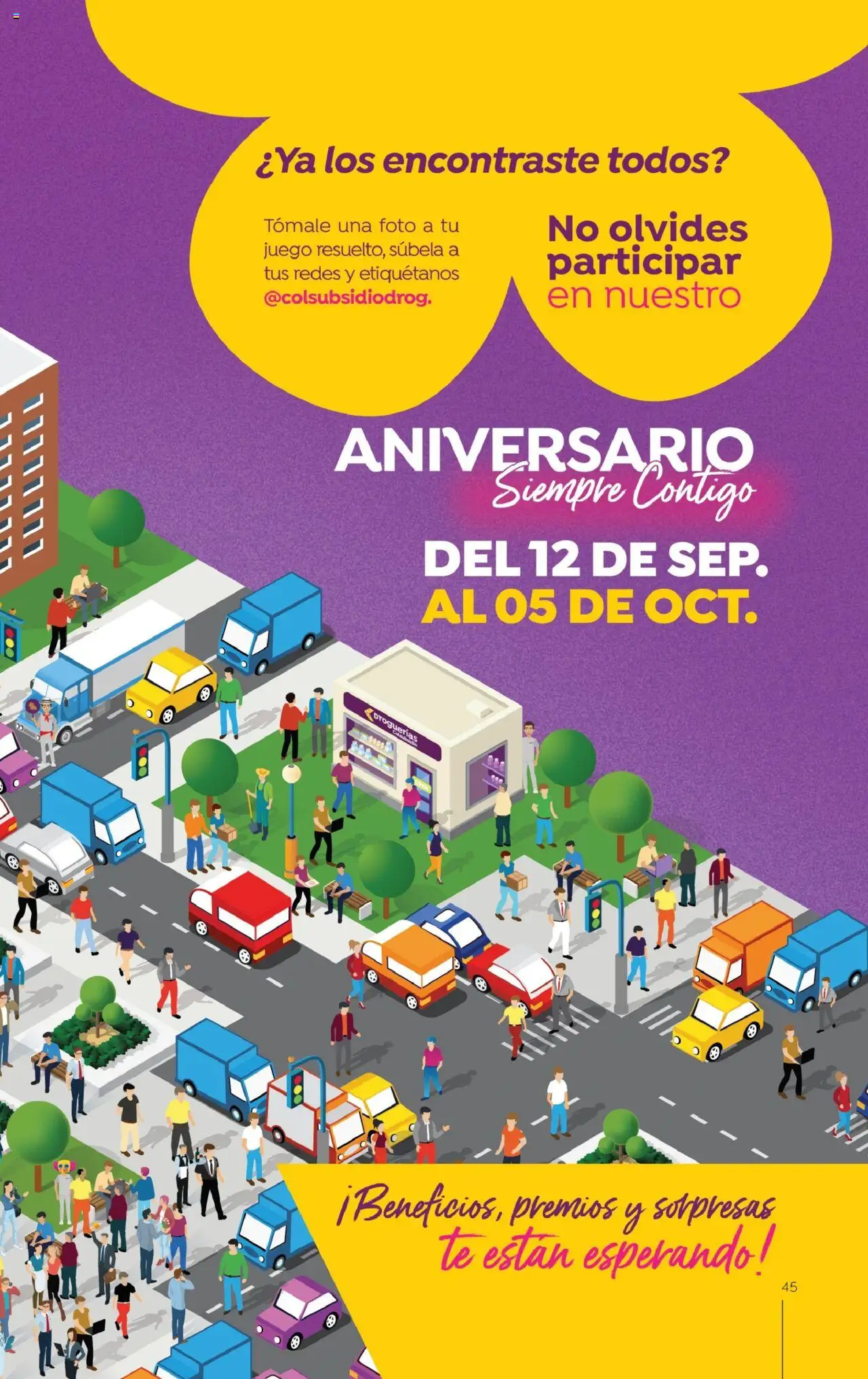 Colsubsidio revista - valida desde el 01.09.2025 | Página: 45 | Productos: Té, Juego