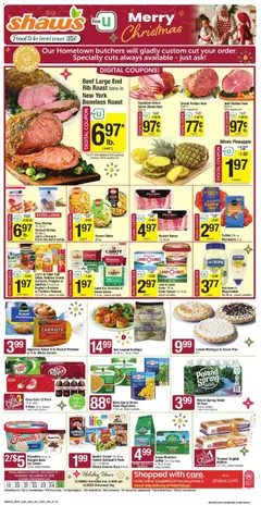 Preview of Shaw's weekly ads valid from 19.12.2025