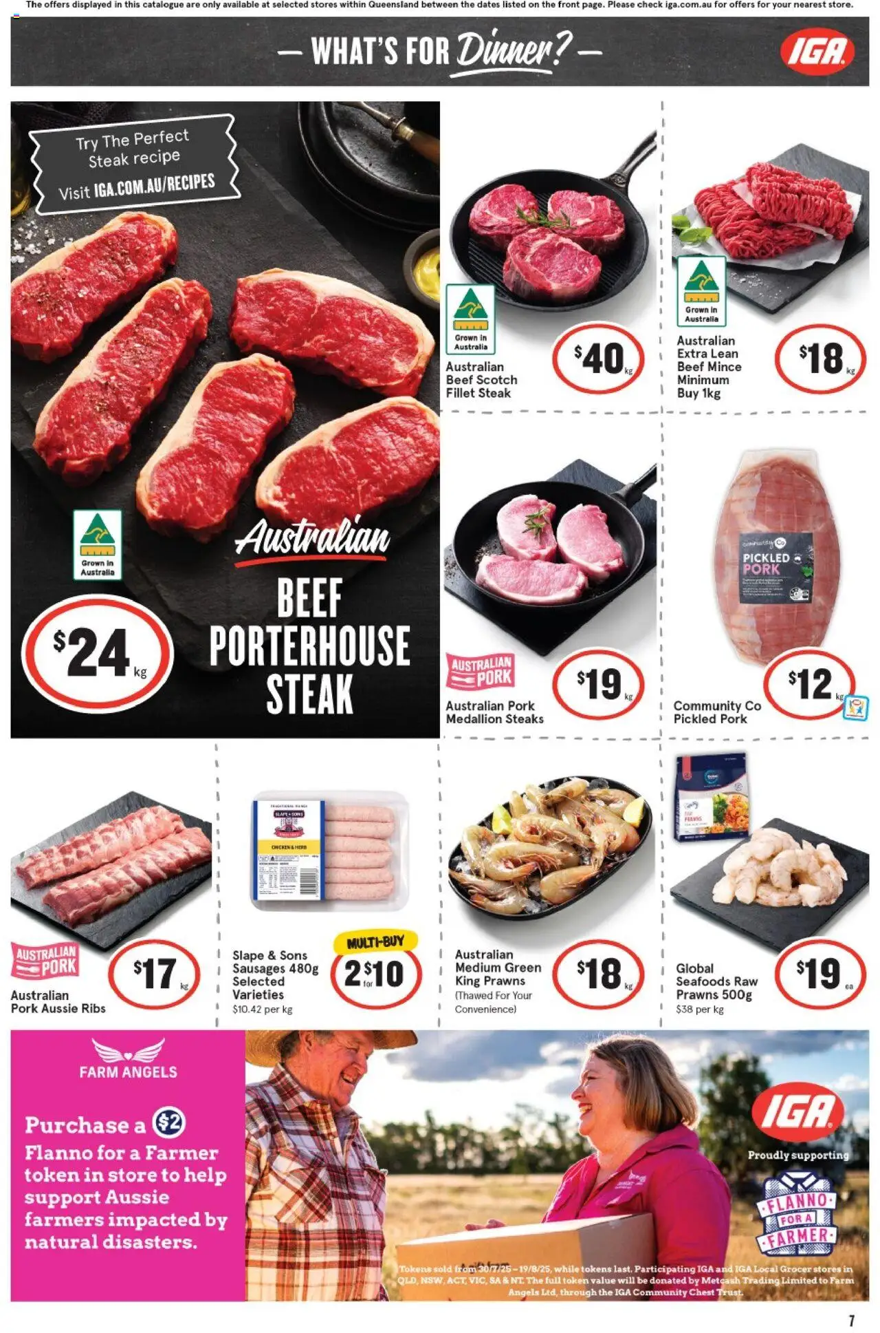 IGA catalogue - valid from 13.08.2025 | Page: 8 | Products: Pork, Beef, Steak, Scotch