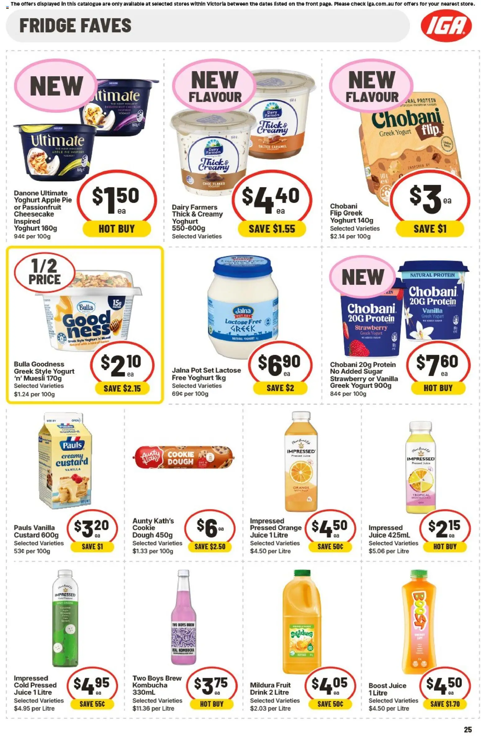 IGA catalogue - valid from 15.04.2026 | Page: 26 | Products: Pot, Dairy, Juice, Sugar