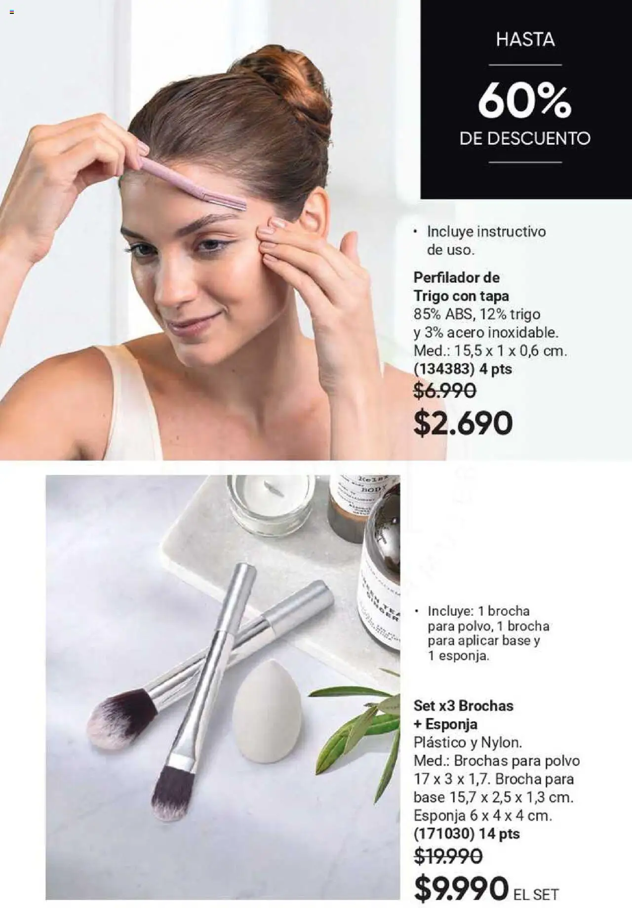 Catálogo AVON Fashion & Home │ válido desde el 12.07.2025 | Página: 58 | Productos: Perfilador, Esponja, Body, Brocha para base
