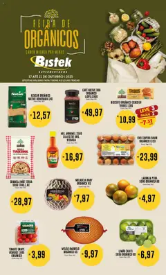Bistek Supermercados - Ofertas Feira de Orgânicos - Pré-Visualização do folheto da loja Bistek Supermercados, válido de 17.10.2025