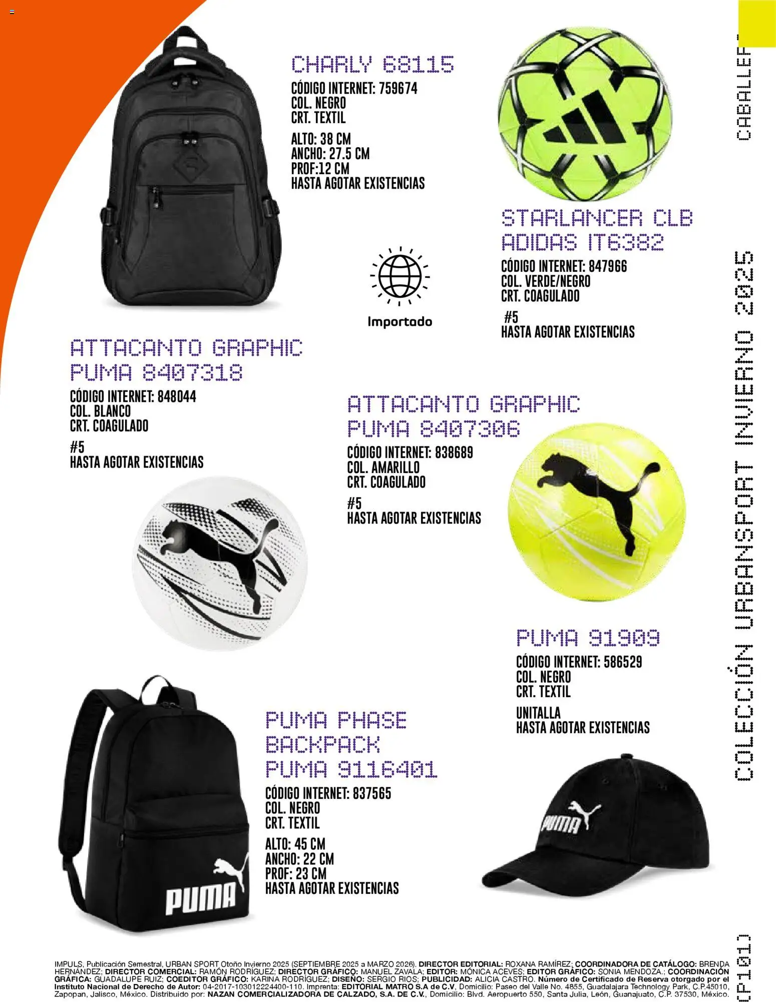 Nuevas ofertas de Impuls válidas en toda la República Mexicana desde el 01.09.2025. ¡Encuentra las mejores ofertas en Impuls catálogo Urban Sport Invierno 2025! | Página: 103