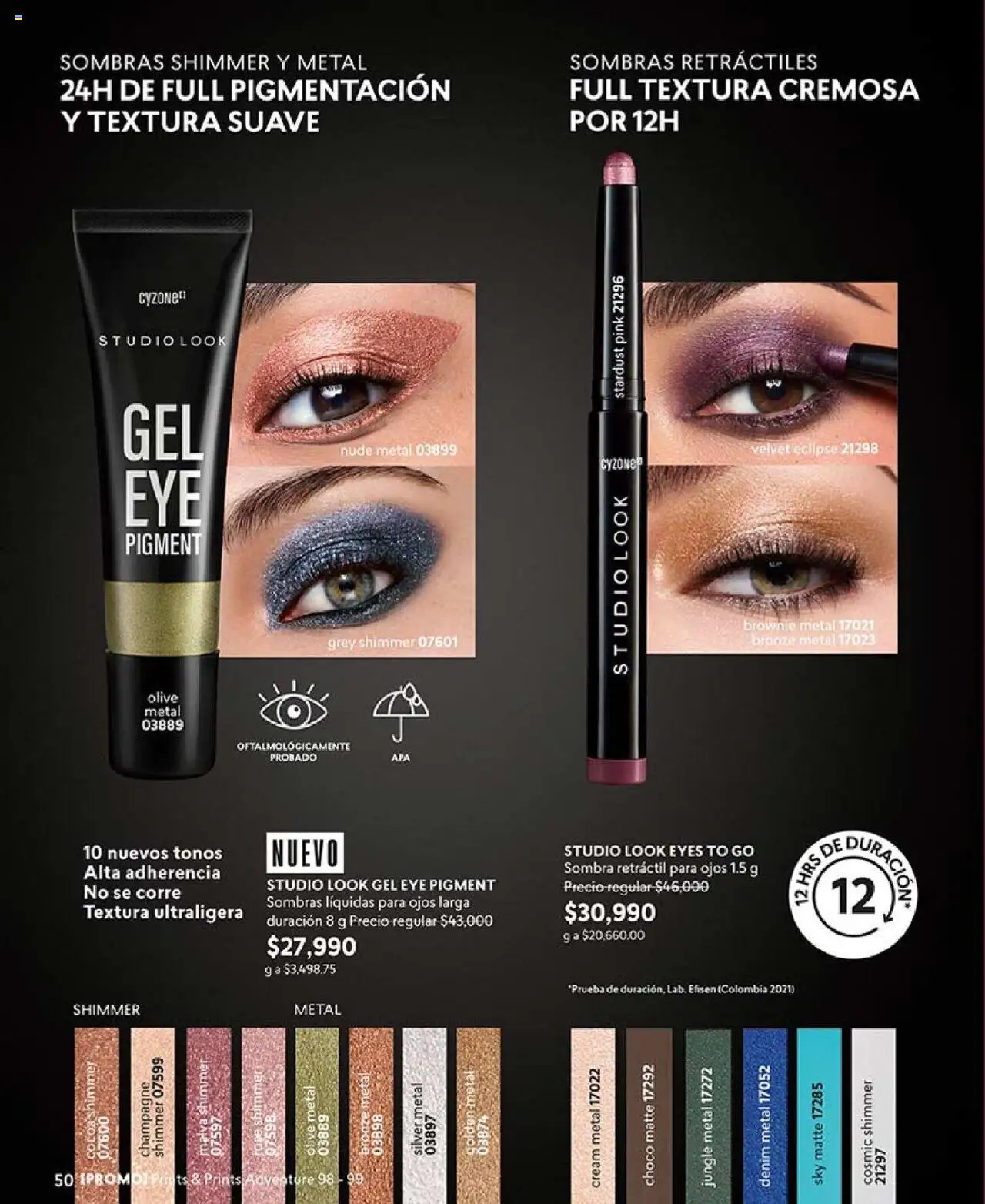 CyZone revista - valida desde el 18.08.2025 | Página: 50 | Productos: Sombra