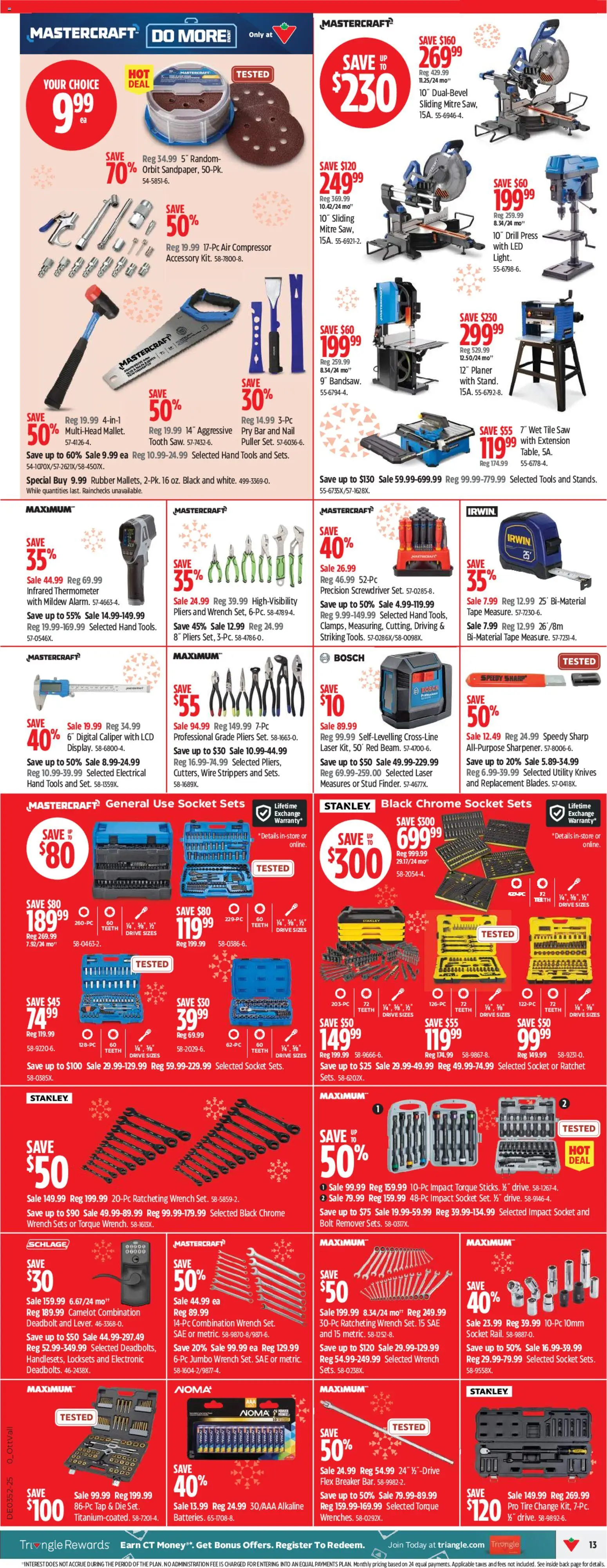 Canadian Tire flyer valid from 18.12.2025 | Page: 17 | Products: Thermometer, Socket