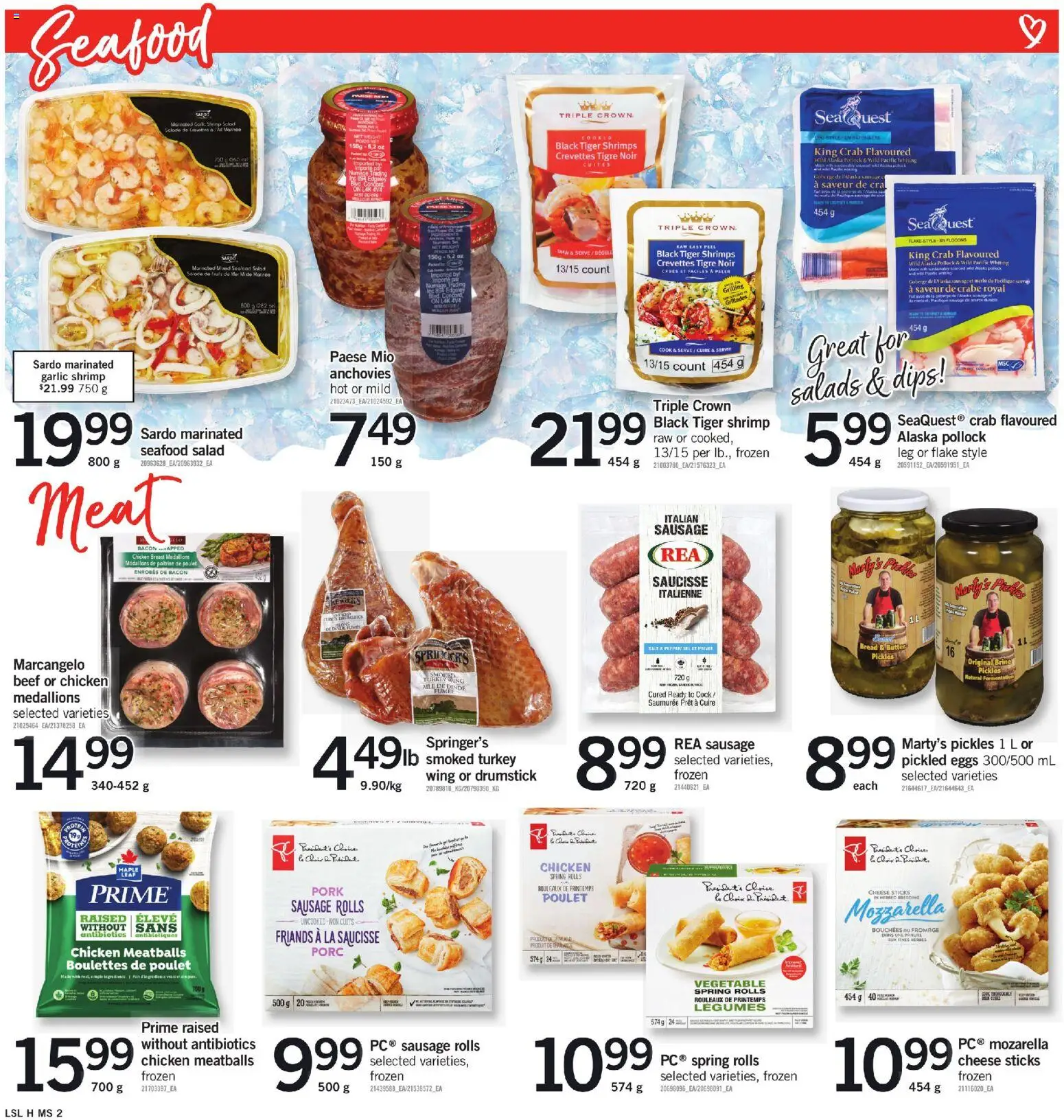 Loblaws flyer valid from 16.04.2026 | Page: 7 | Products: Salad, Turkey, Cheese, Pork