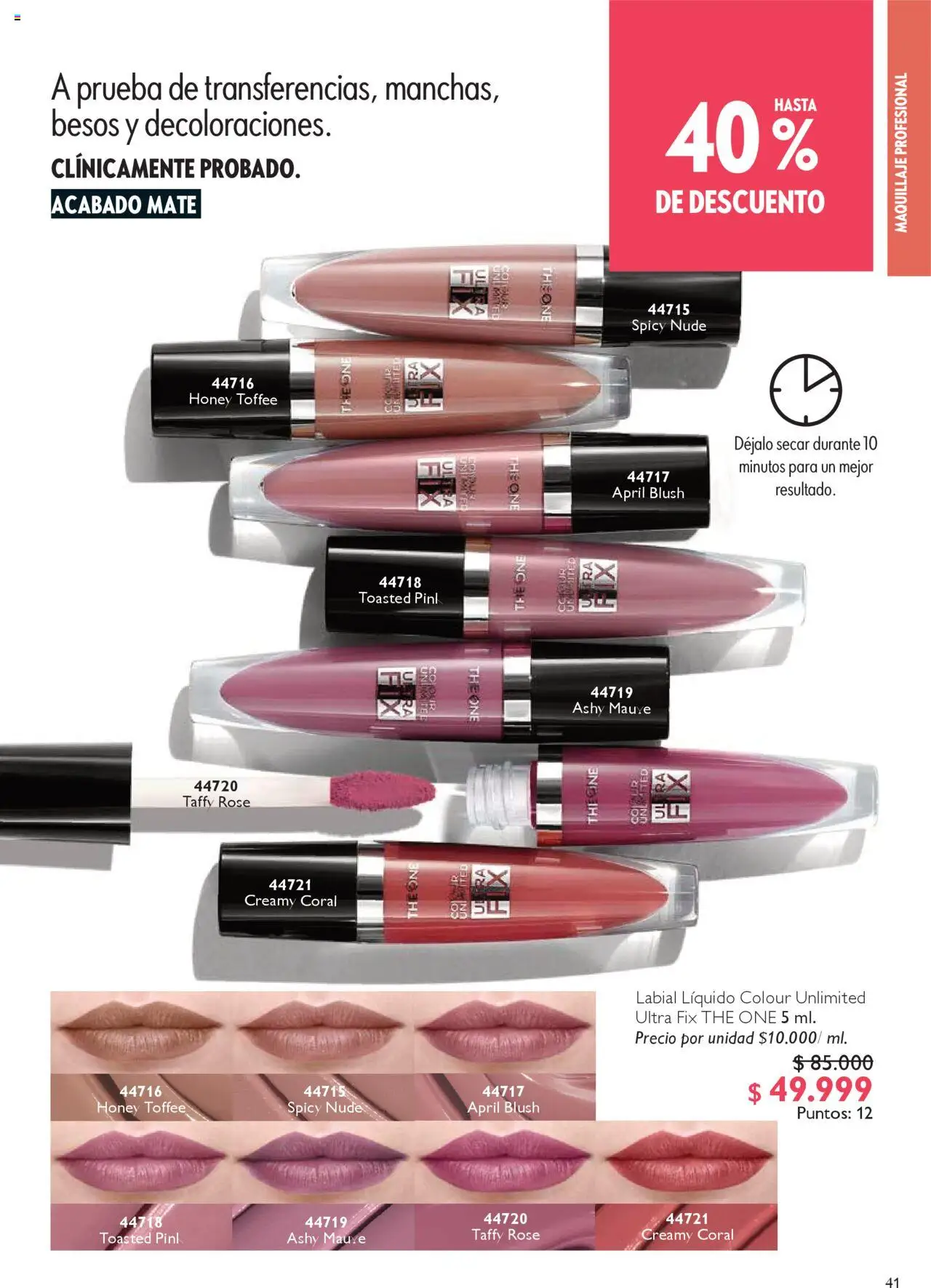 Oriflame revista - valida desde el 04.10.2025 | Página: 41 | Productos: Maquillaje