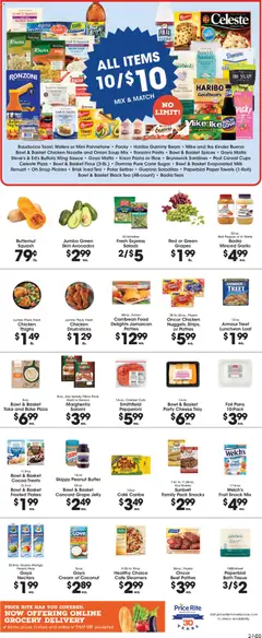 Preview of Price Rite weekly ads valid from 24.10.2025 | Page: 2 | Products: Pillow, Squash, Oil, Lemon