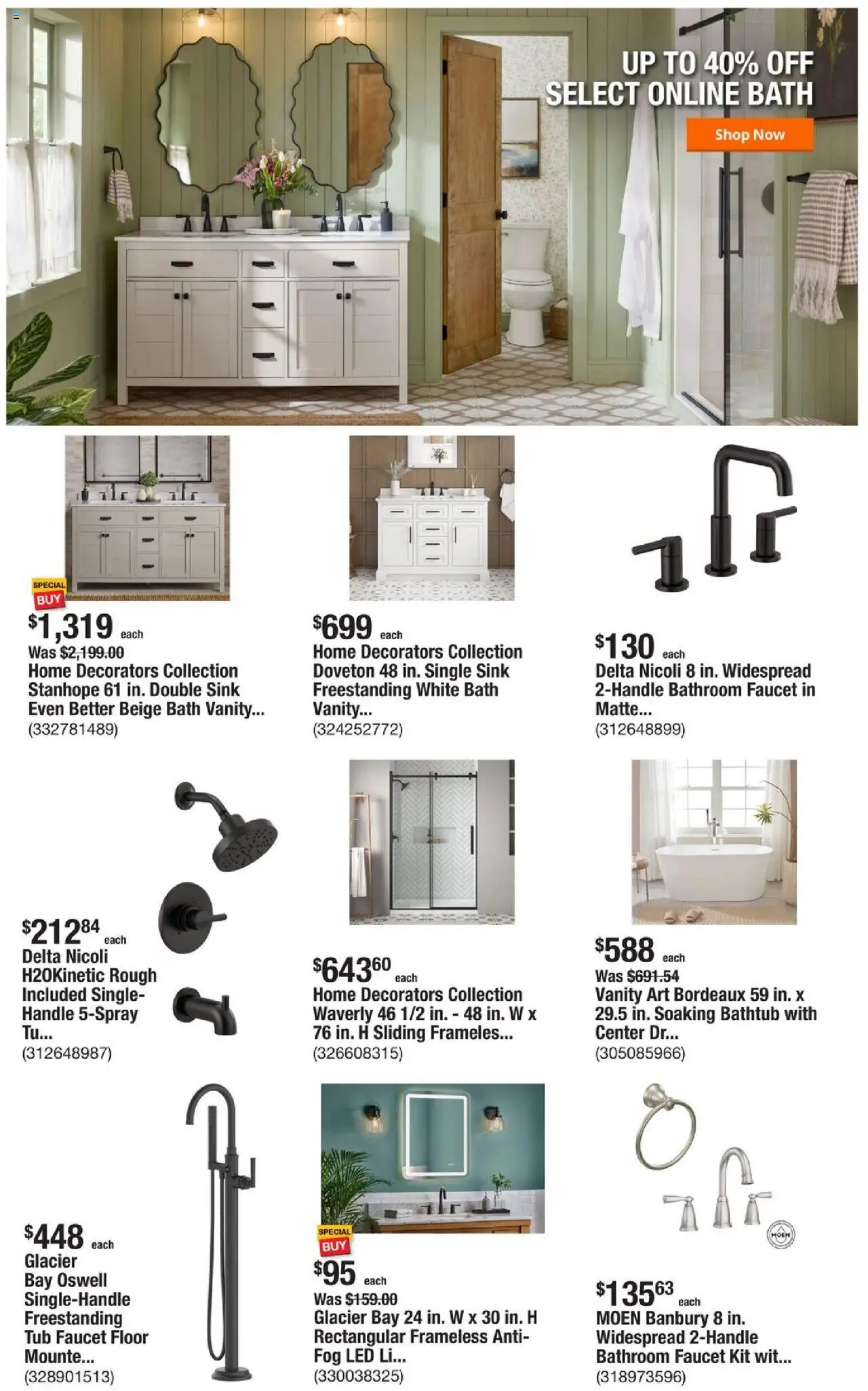 Home Depot Weekly Ad - FL - valid from 02.10.2025 | Page: 6 | Products: Bath, Bathtub