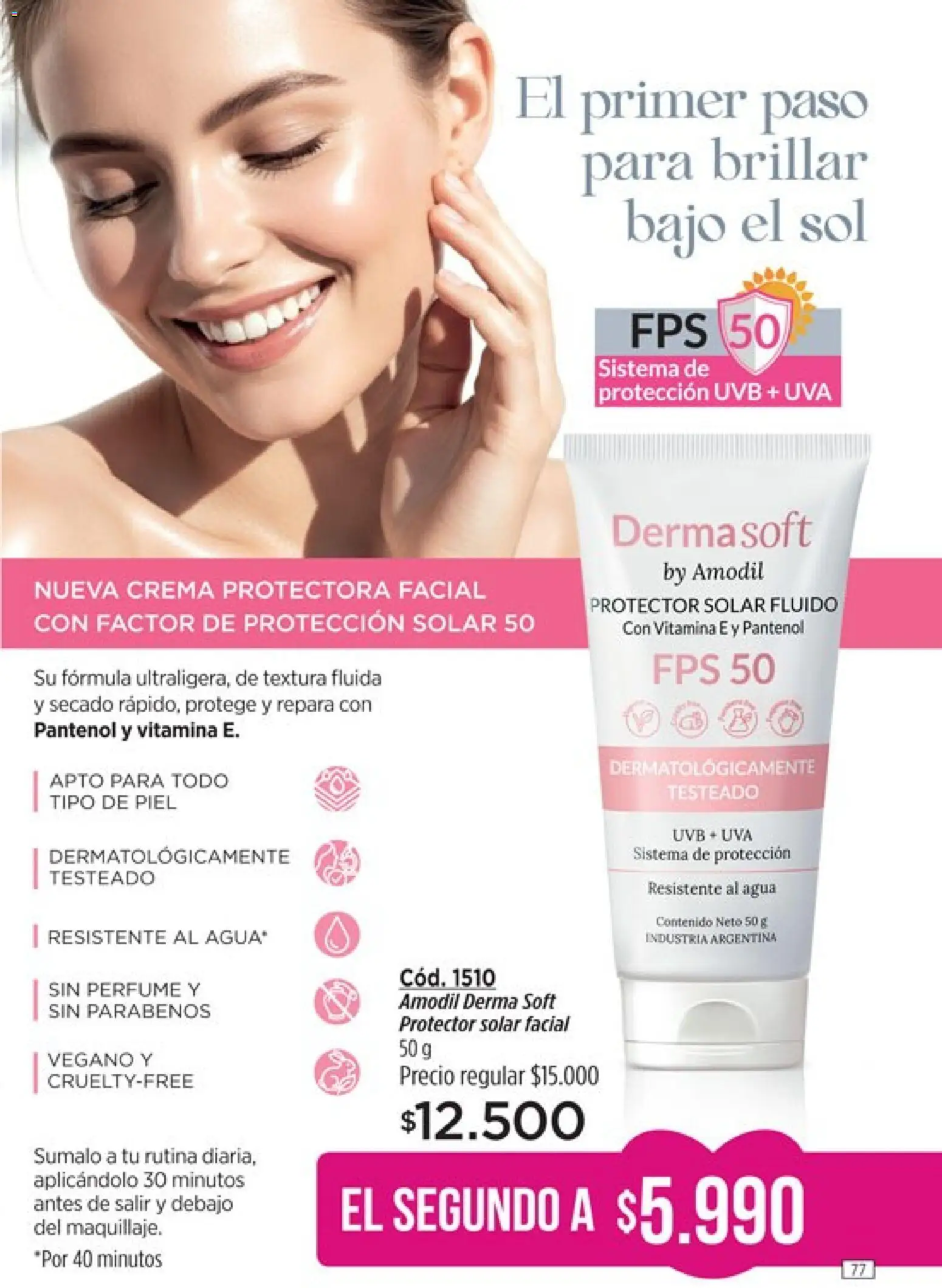 Catálogo Amodil Campaña 2 │ válido desde el 01.02.2026 | Página: 77 | Productos: Perfume, Agua, Uva, Crema