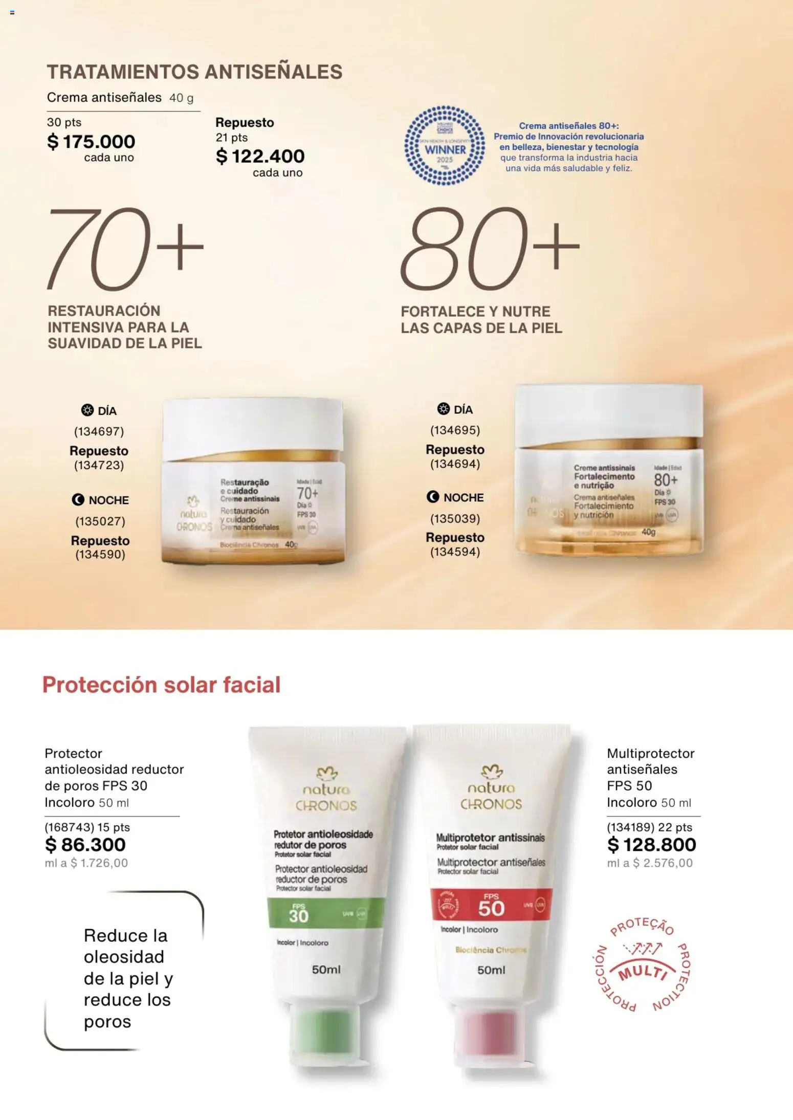 Natura revista - valida desde el 02.01.2026 | Página: 87 | Productos: Crema, Protector solar