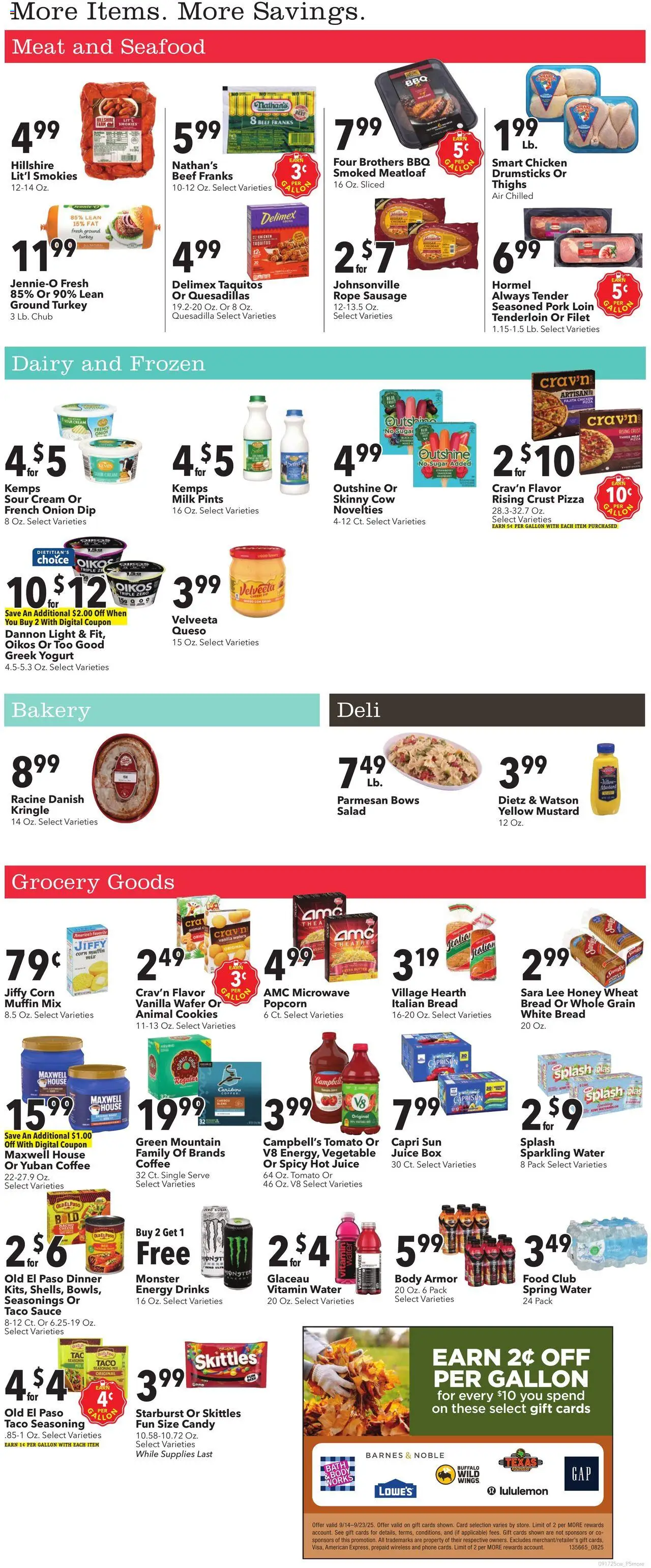 Cash Wise Weekly Ad - valid from 17.09.2025 | Page: 7 | Products: Vitamin, Milk, Cookies, Sauce