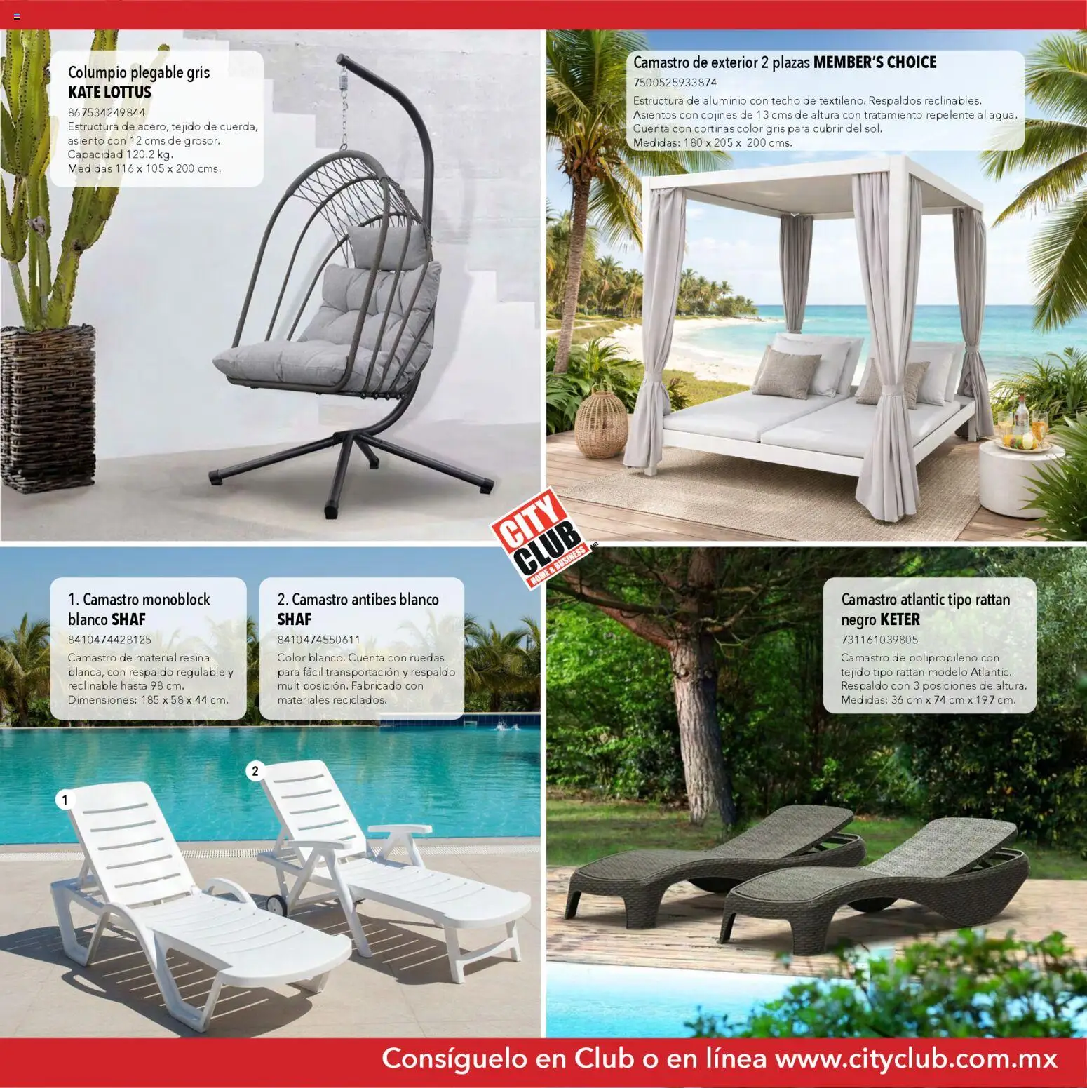 Nuevas ofertas de City Club válidas en toda la República Mexicana desde el 13.03.2026. ¡Encuentra las mejores ofertas en City Club Catálogo de muebles! | Página: 11