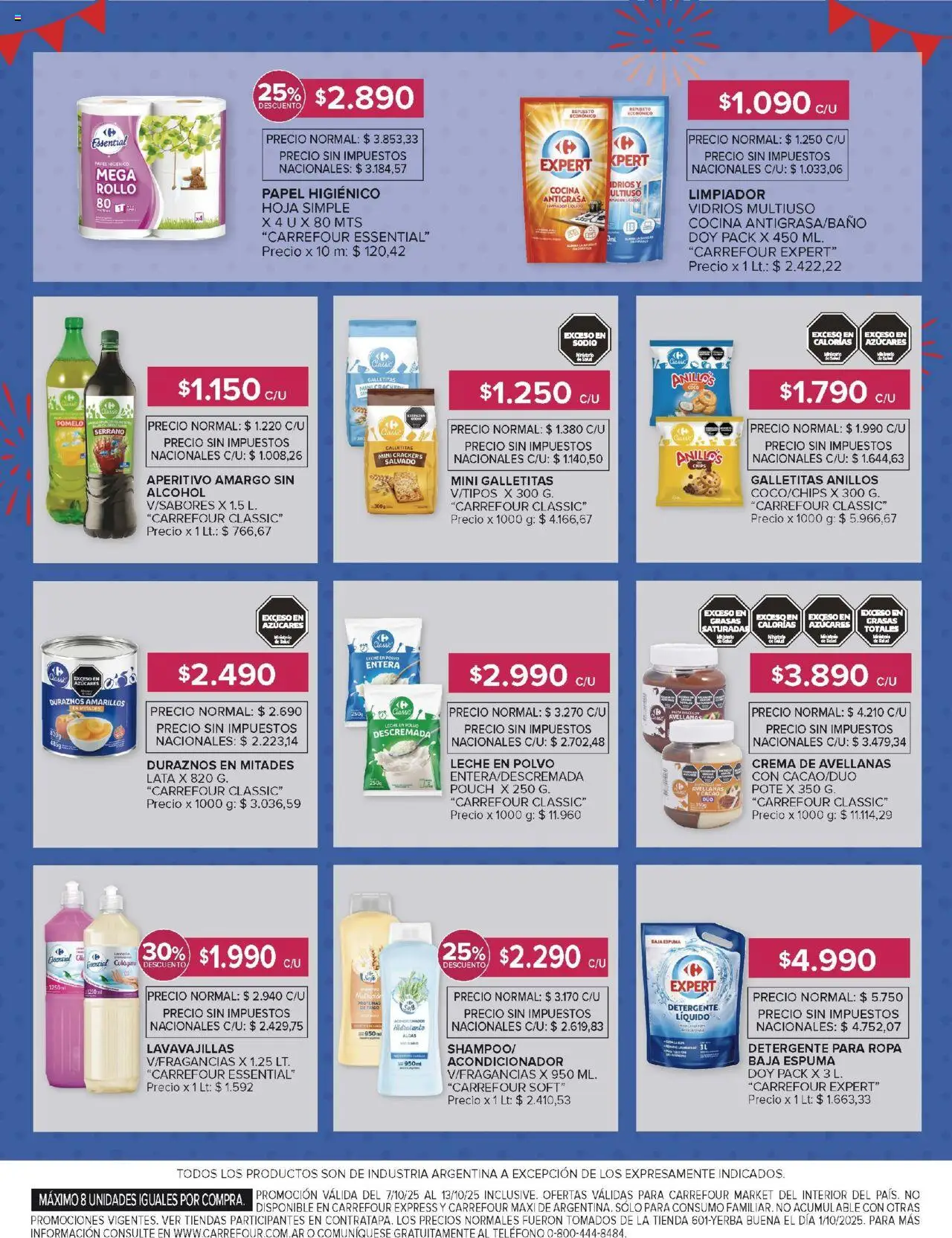 Carrefour Market - Catálogo Corrientes │ válido desde el 07.10.2025 | Página: 10 | Productos: Cocina, Acondicionador, Limpiador, Crema