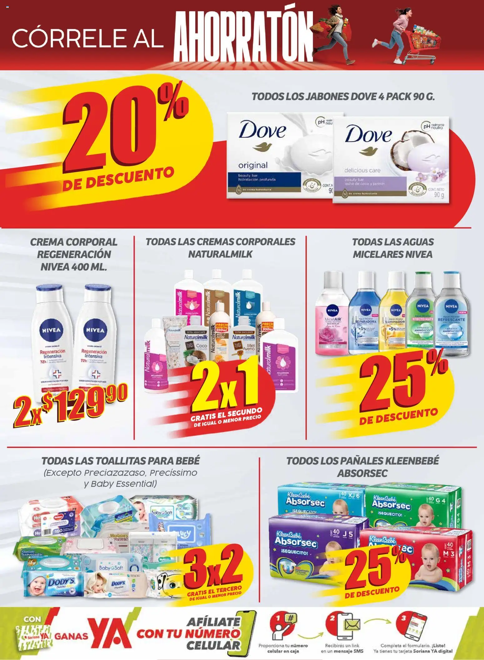 Nuevas ofertas de Soriana válidas en toda la República Mexicana desde el 30.10.2025. ¡Encuentra las mejores ofertas en Soriana - Ahorratón Soriana Mercado Nacional! | Página: 11 | Productos: Avena, Iluminador, Leche, Crema corporal