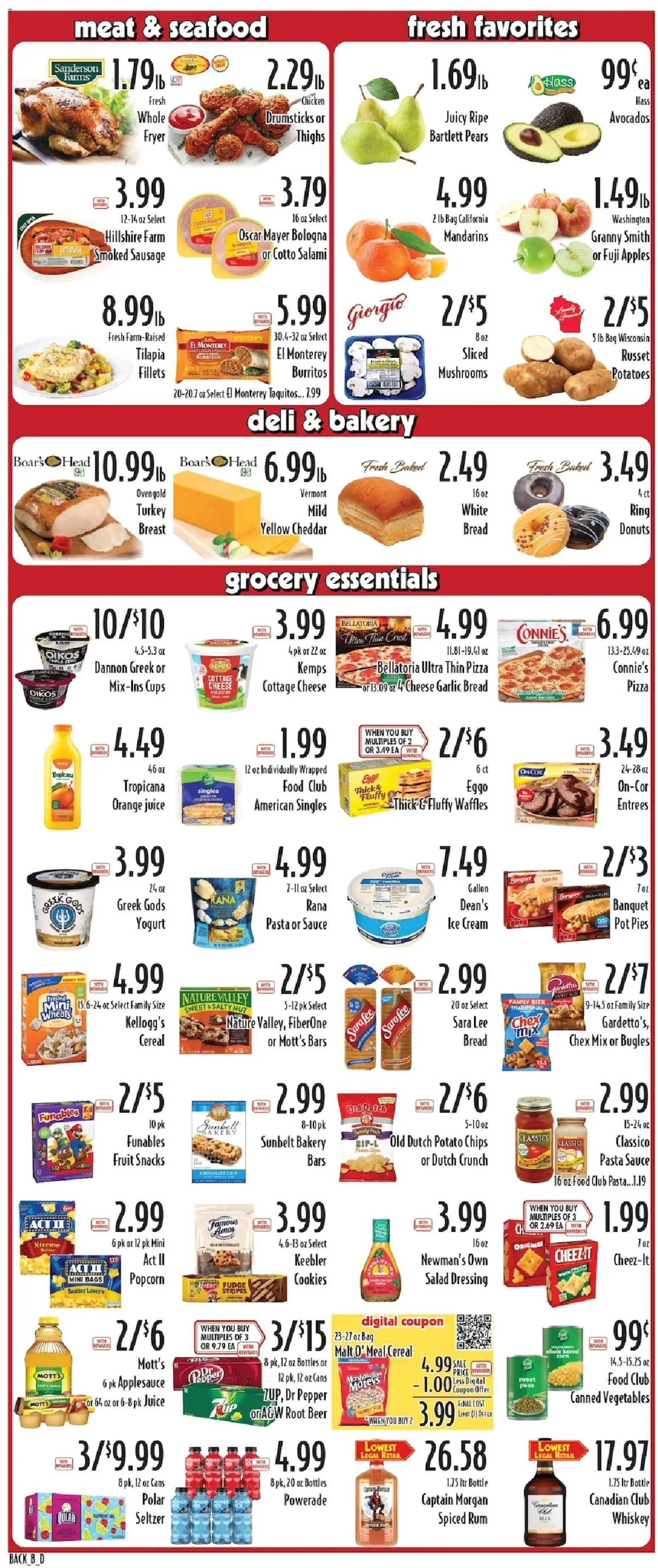 Piggly Wiggly Weekly Ad - valid from 08.04.2026 | Page: 4 | Products: Mandarins, Cream, Cookies, Vegetables