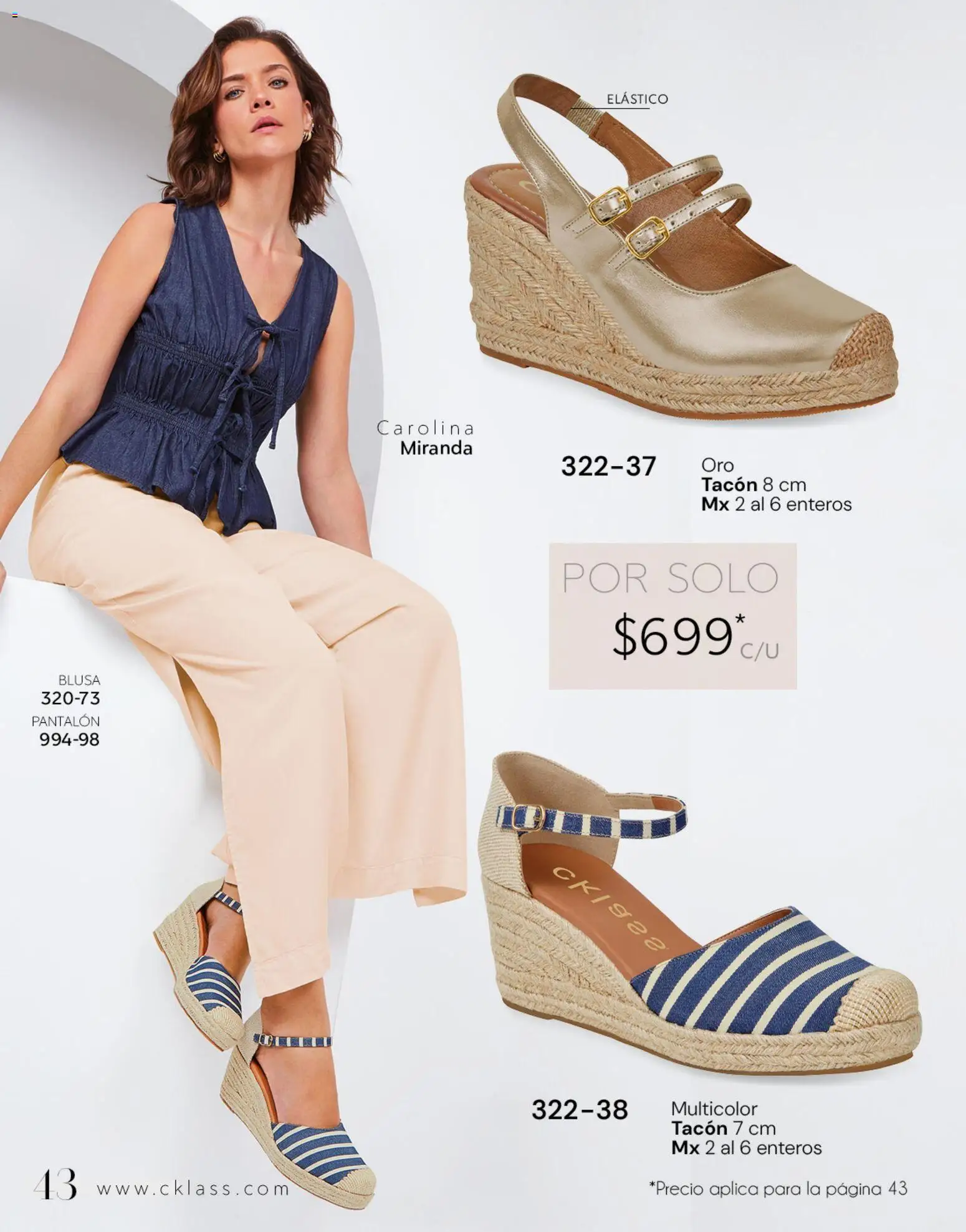 Nuevas ofertas de Cklass válidas en toda la República Mexicana desde el 02.01.2026. ¡Encuentra las mejores ofertas en Cklass catálogo Gala & Glamour! | Página: 75 | Productos: Blusa