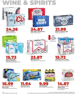 Preview of HyVee weekly ads valid from 16.02.2026 | Page: 35 | Products: Wine, Beer