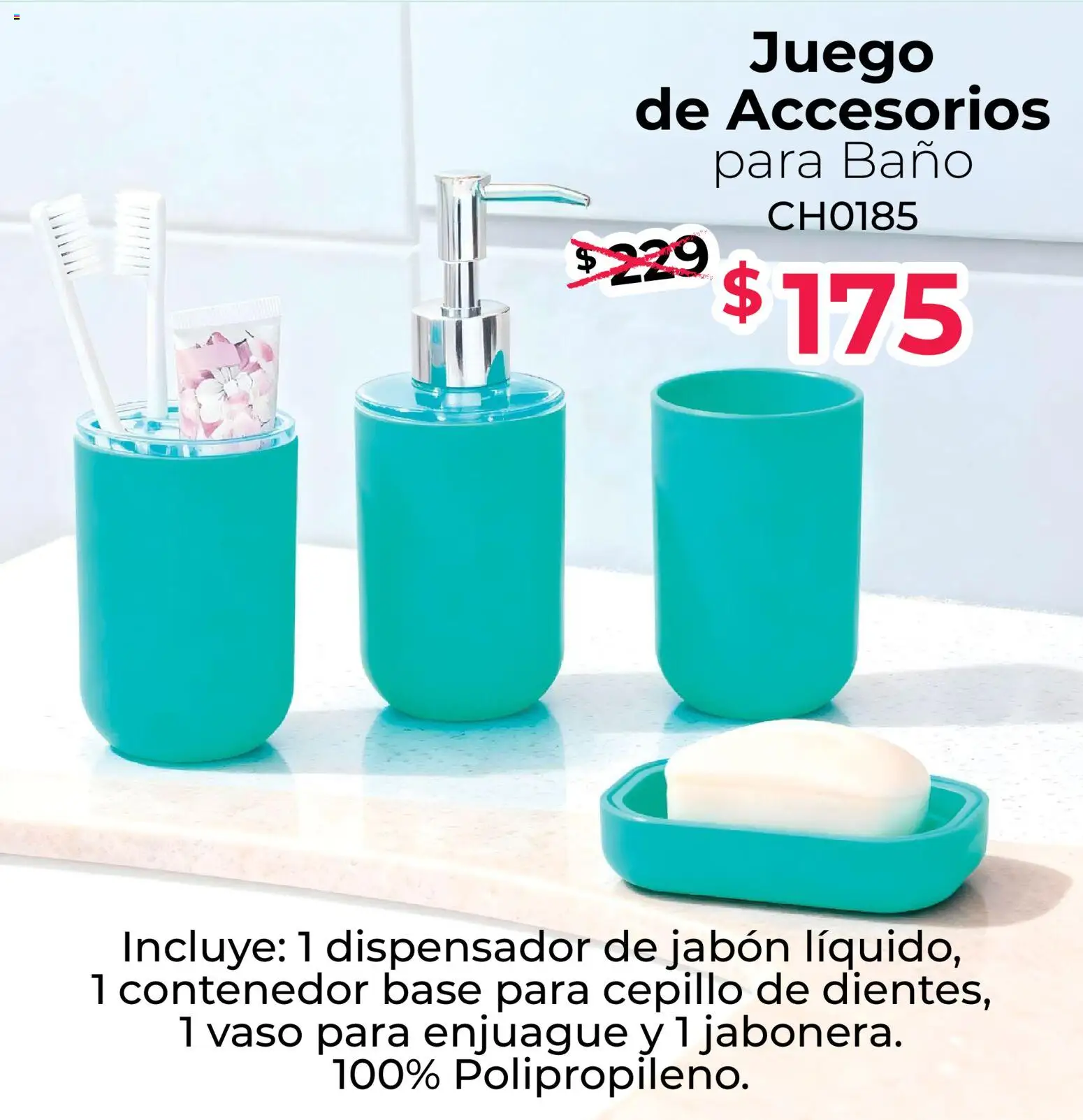 Nuevas ofertas de Colchas Concord válidas en toda la República Mexicana desde el 01.01.2026. ¡Encuentra las mejores ofertas en Colchas Concord catálogo! | Página: 138 | Productos: Cepillo, Juego, Contenedor, Baño