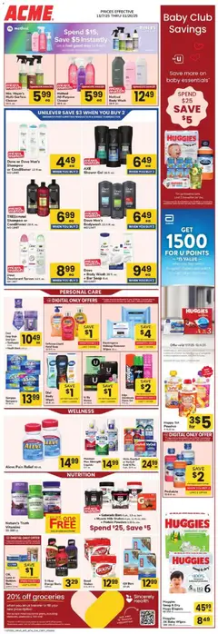 Preview of Acme weekly ads valid from 07.11.2025