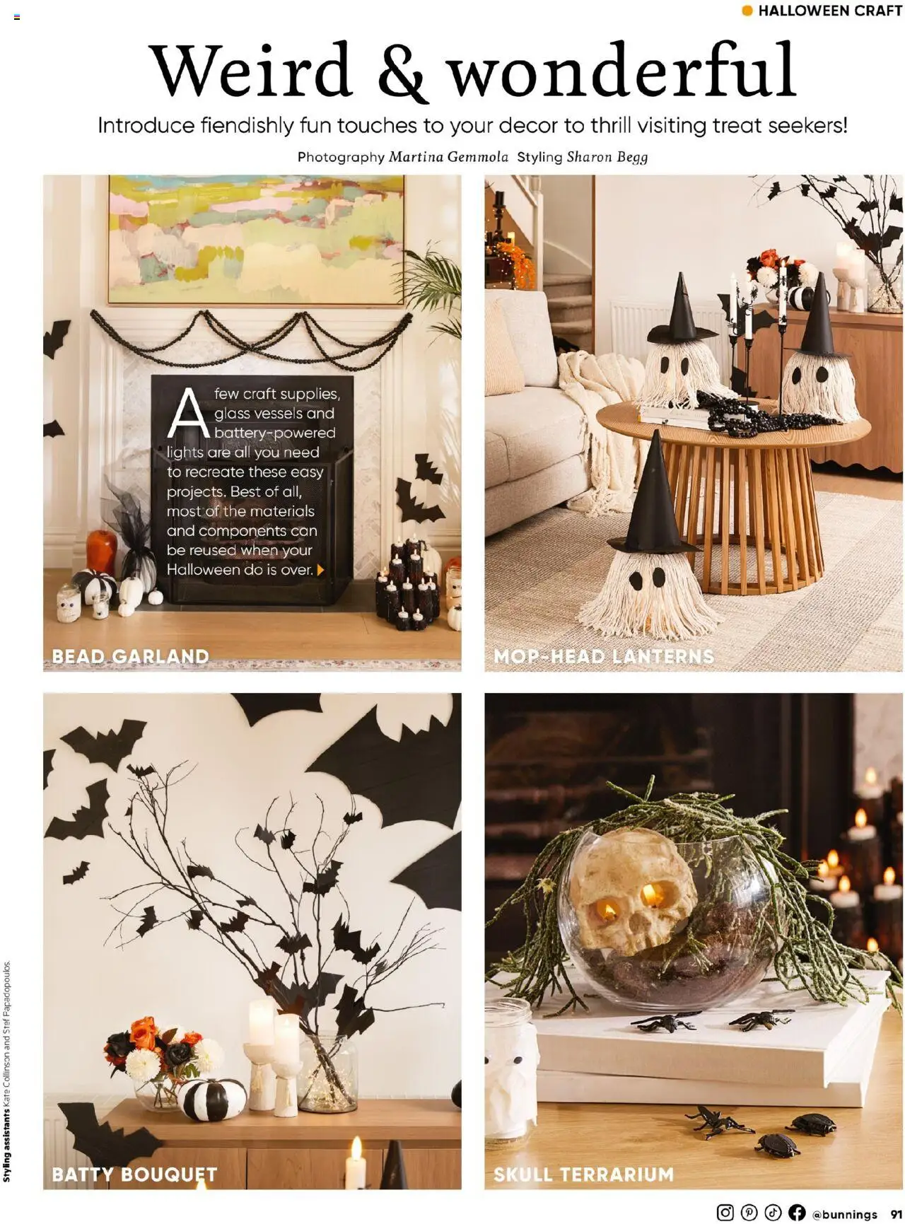 Bunnings Warehouse catalogue - valid from 01.10.2025 | Page: 91 | Products: Decor, Lanterns
