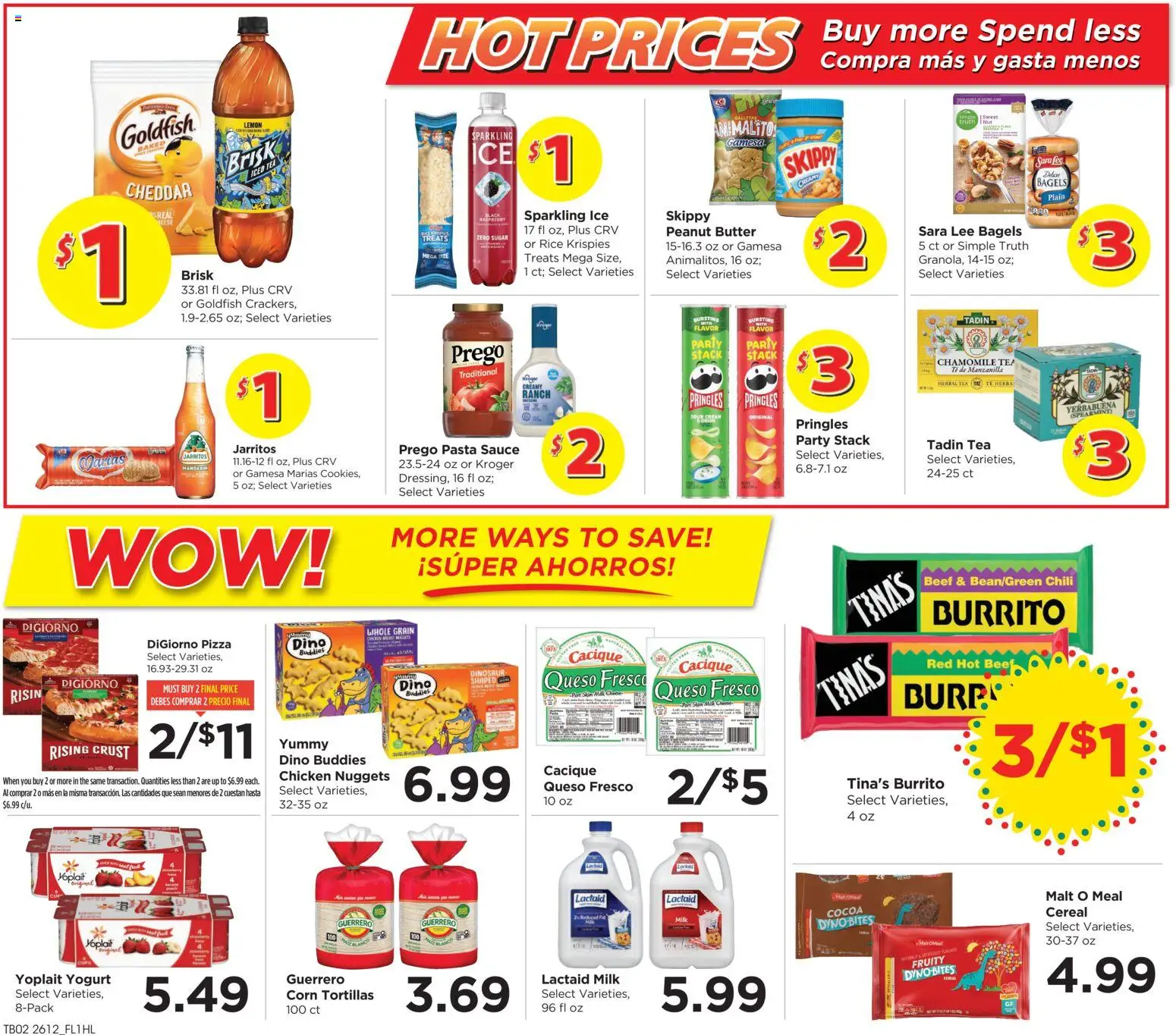 Food 4 Less Weekly Ad - valid from 22.04.2026 | Page: 3 | Products: Corn, Sauce, Lemon, Raspberry