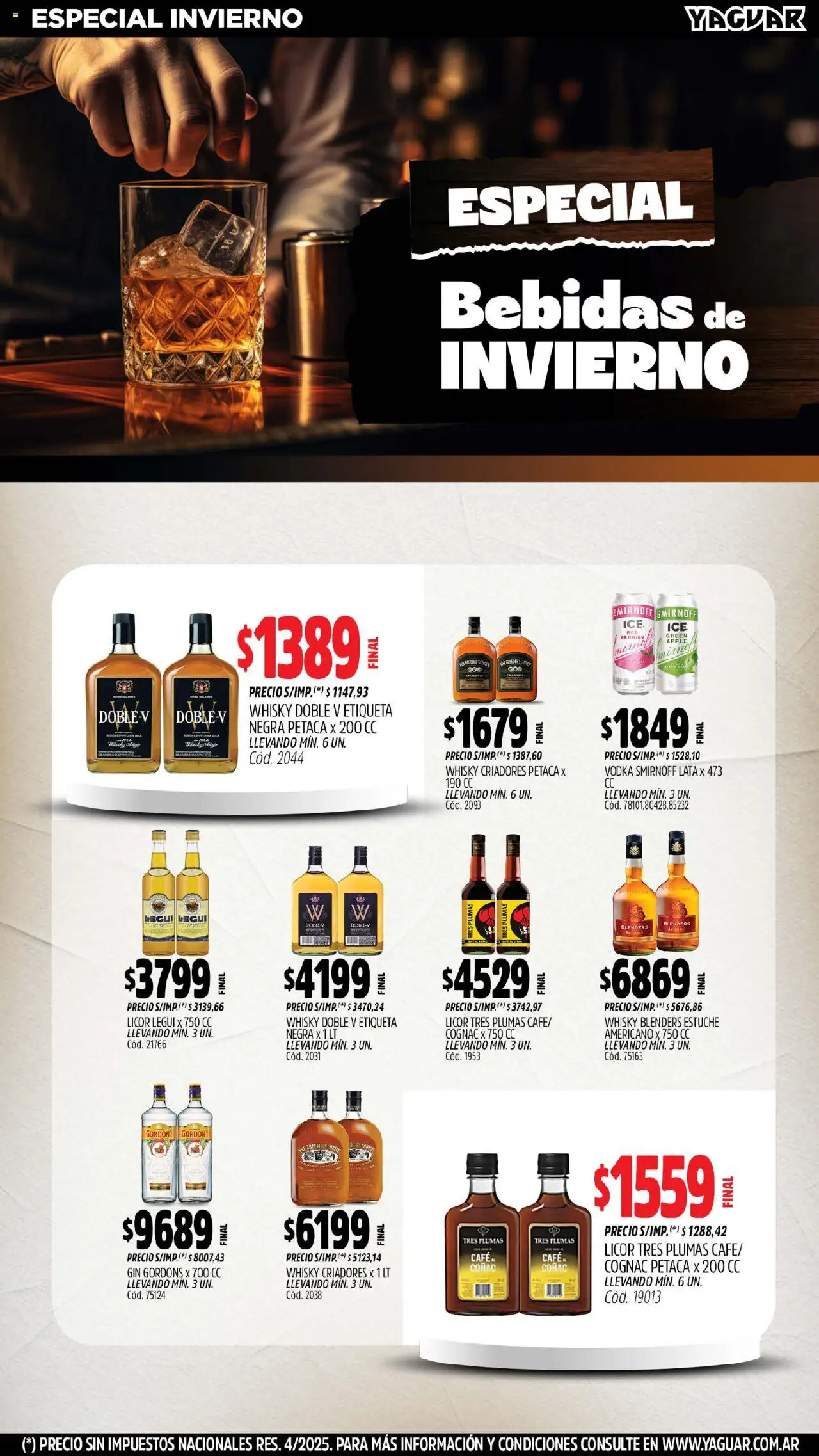 Yaguar - Misiones │ válido desde el 18.08.2025 | Página: 11 | Productos: Vodka, Whisky, Estuche, Café