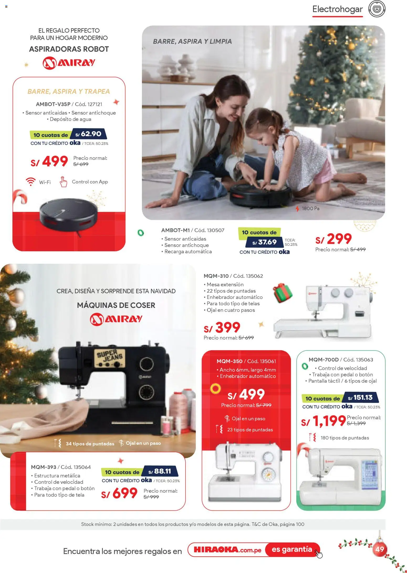 Catálogo Hiraoka válido desde 06.12.2025 | Página: 49 | Productos: Mesa, Jeans, Robot