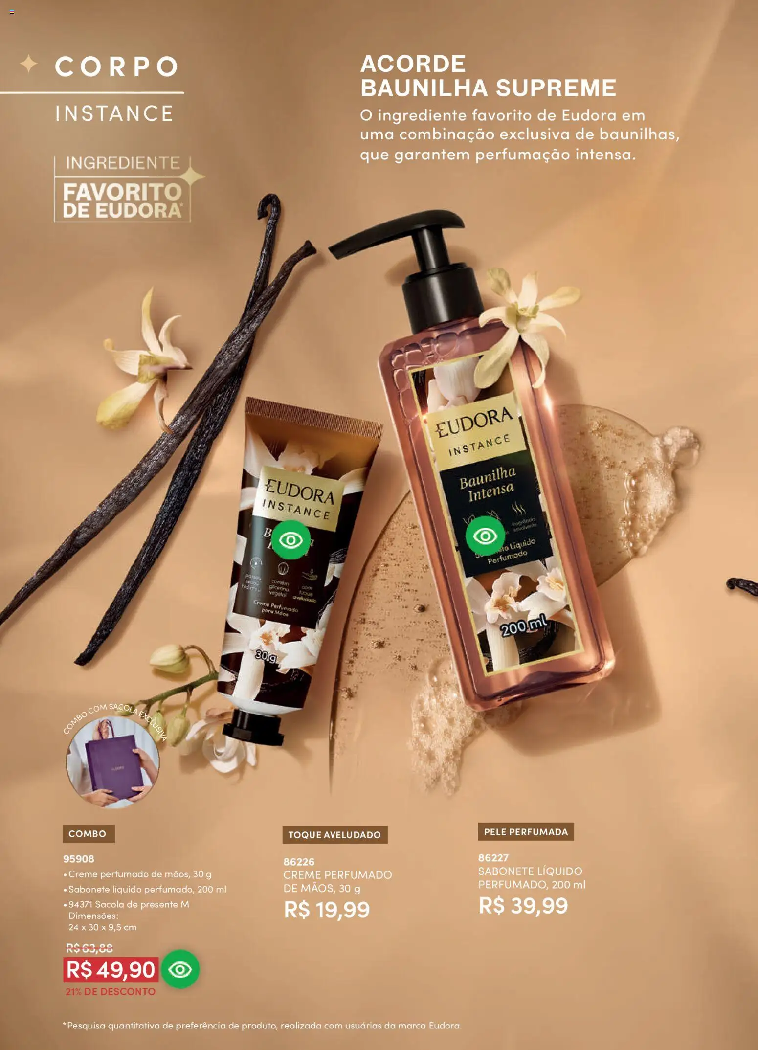 Eudora Folheto - válido de 11.03.2026 | Página: 32 | Produtos: Creme, Sabonete, Sabonete líquido