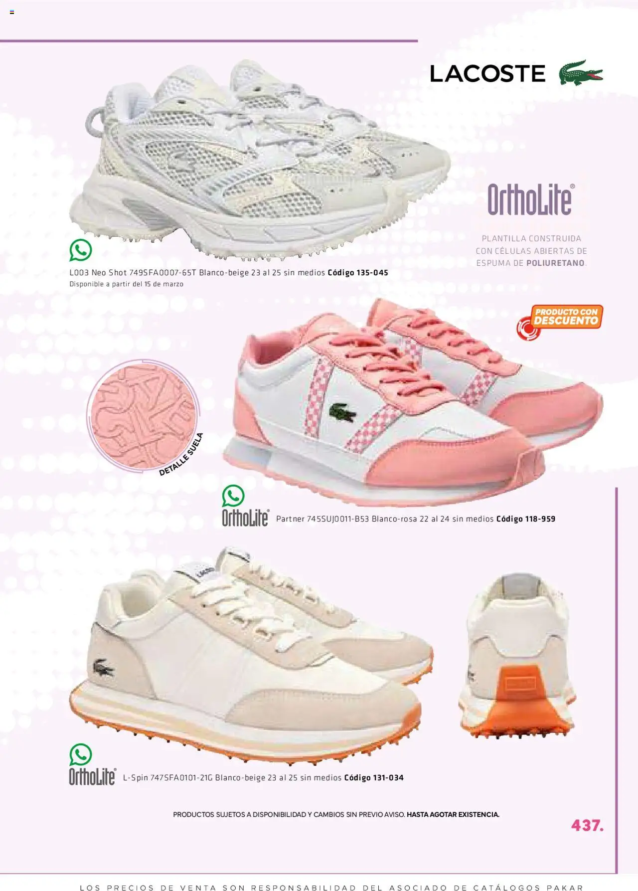 Nuevas ofertas de SC Pakar válidas en toda la República Mexicana desde el 06.03.2025. ¡Encuentra las mejores ofertas en SC Pakar catálogo Women! | Página: 437 | Productos: Espuma, Shot