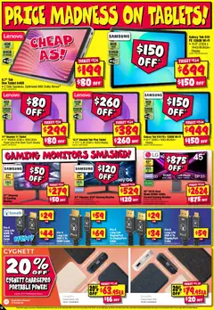 Preview of JB Hi-Fi catalogue  - valid from 16.04.2026 | Page: 12 | Products: Monitor, Cable, Screen, Tablets