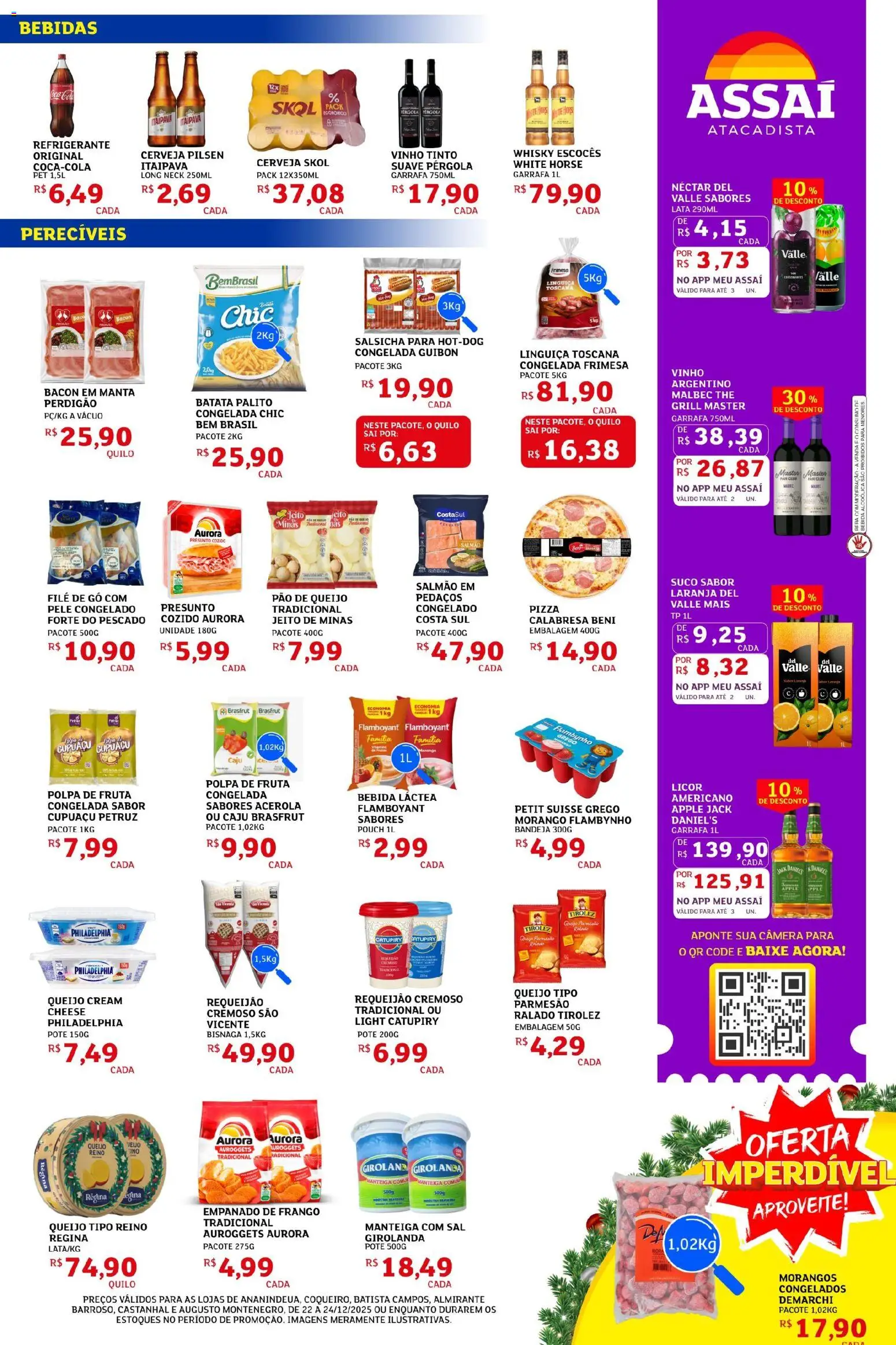 Assaí Atacadista Folheto - válido de 22.12.2025 | Página: 3 | Produtos: Grill, Licor, Suco, Vinho