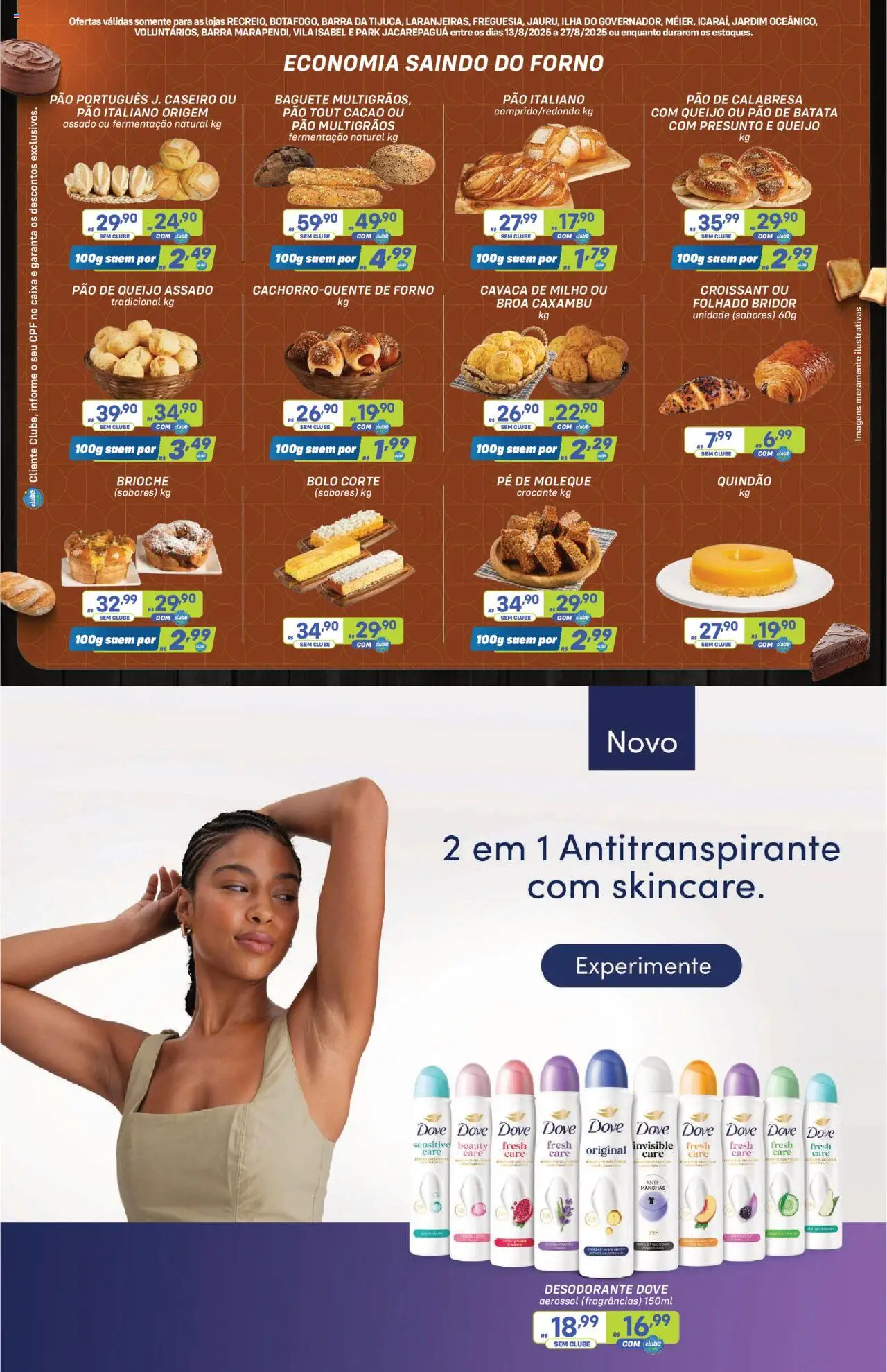 Prezunic Folheto - válido de 13.08.2025 | Página: 8 | Produtos: Forno, Caixa, Presunto, Bolo