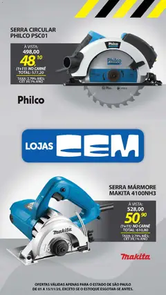 Lojas Cem - Ofertas atuais - Pré-Visualização do folheto da loja Lojas Cem, válido de 01.11.2025 | Página: 131 | Produtos: Carne