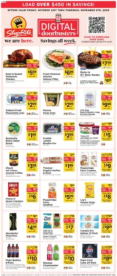 Preview of ShopRite weekly ads valid from 30.10.2025