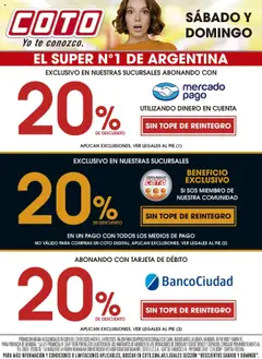 Vista previa Coto - Descuento válido desde el 13.09.2025