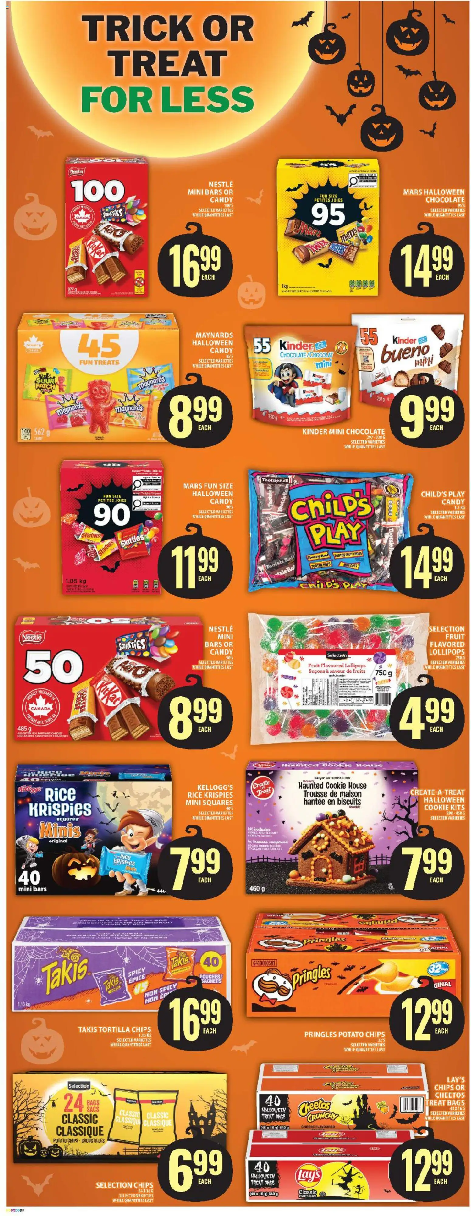 Food Basics flyer valid from 23.10.2025 | Page: 12 | Products: Rice, Fish, Cheese, Chocolate