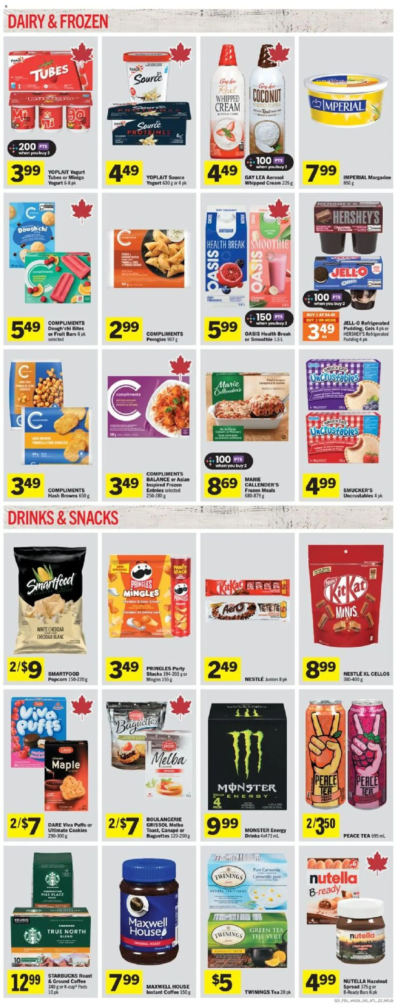 Foodland flyer valid from 23.10.2025 | Page: 5 | Products: Tea, Cream, Yogurt, Coffee