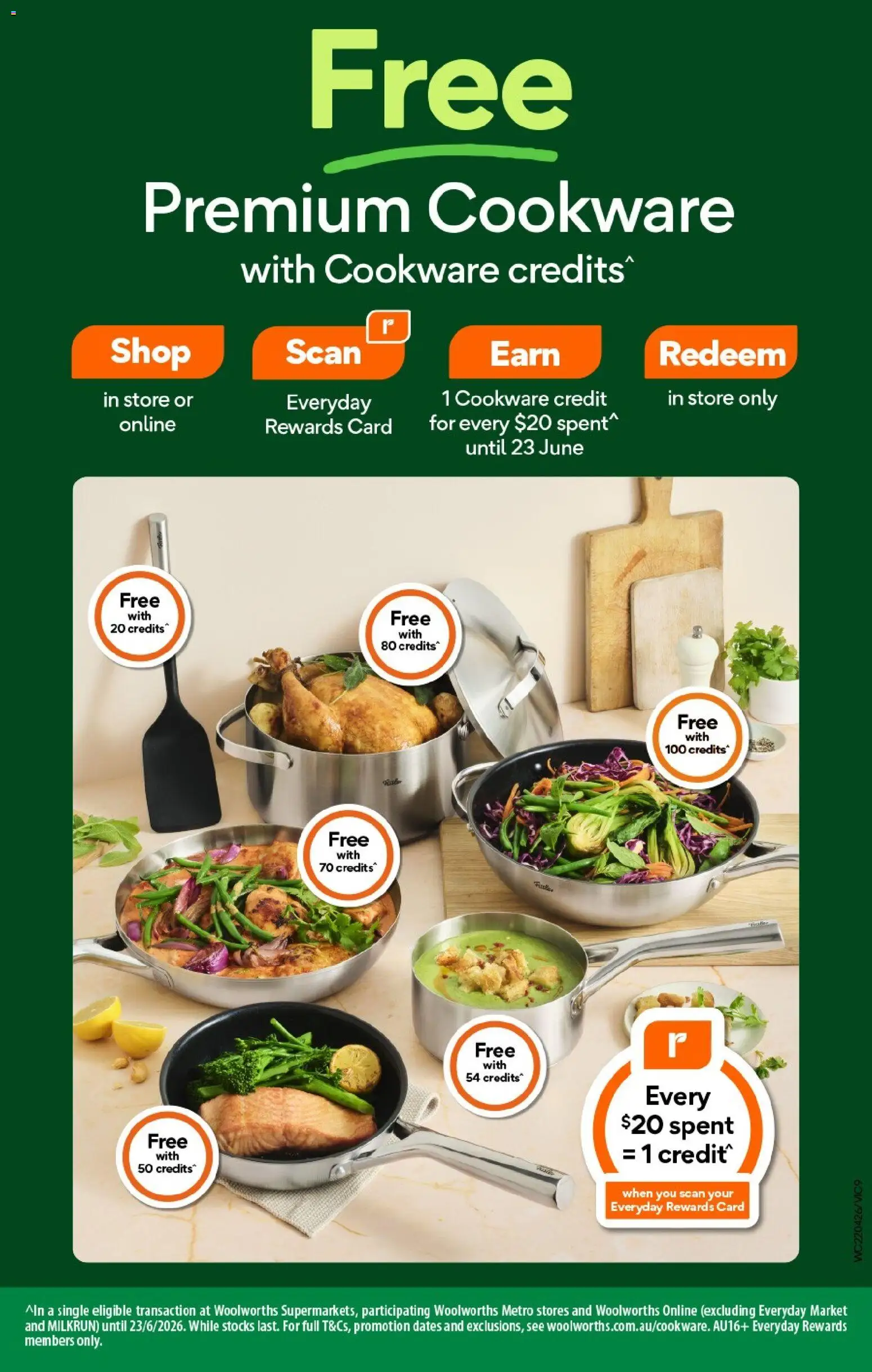 Woolworths catalogue - valid from 22.04.2026 | Page: 9 | Products: Cookware