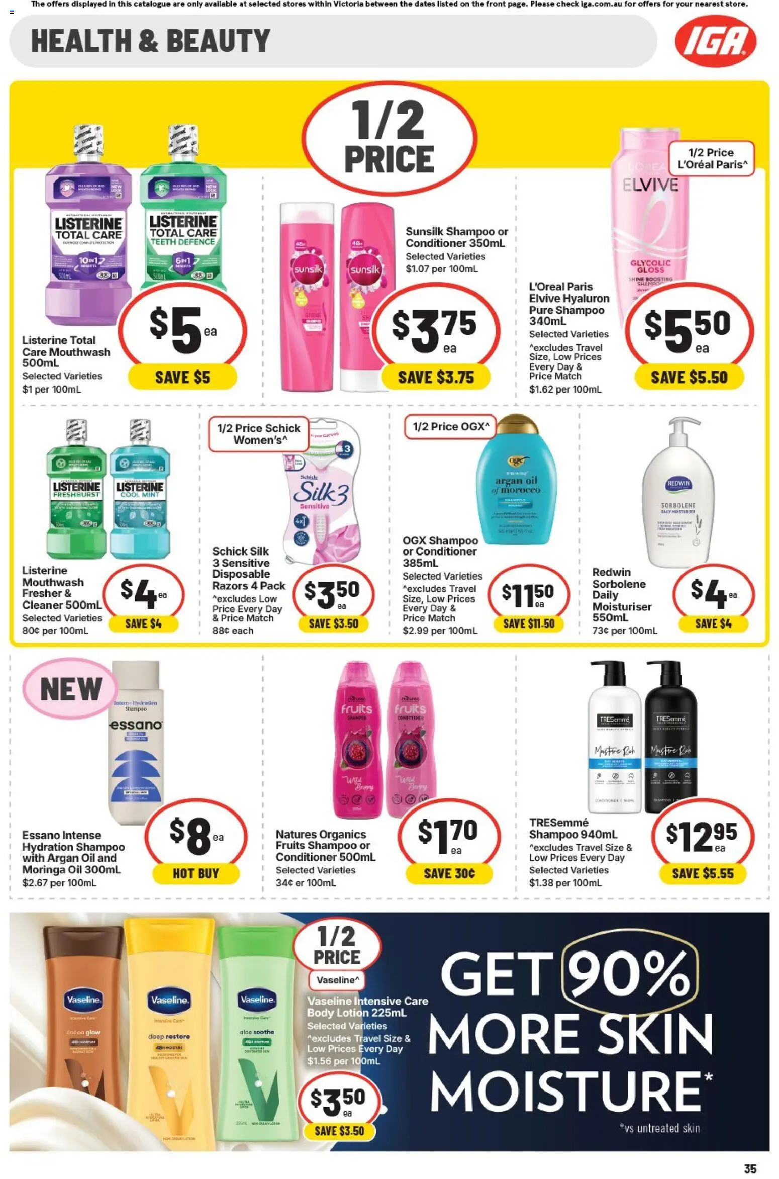 IGA catalogue - valid from 22.04.2026 | Page: 32 | Products: Shower gel, Lemon, Toothbrush, Vitamin