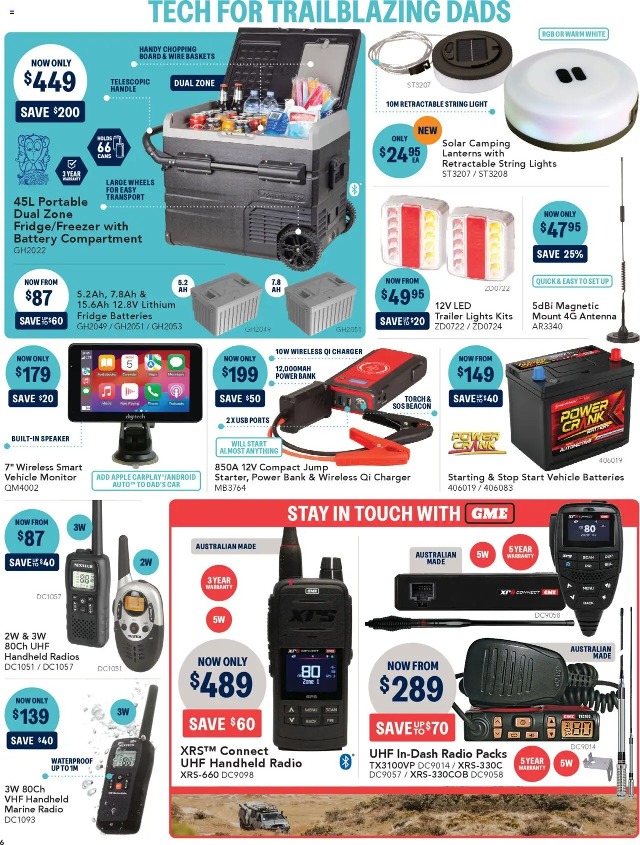 Jaycar catalogue - valid from 20.08.2025 | Page: 6 | Products: Charger, Kits, Lanterns, Batteries