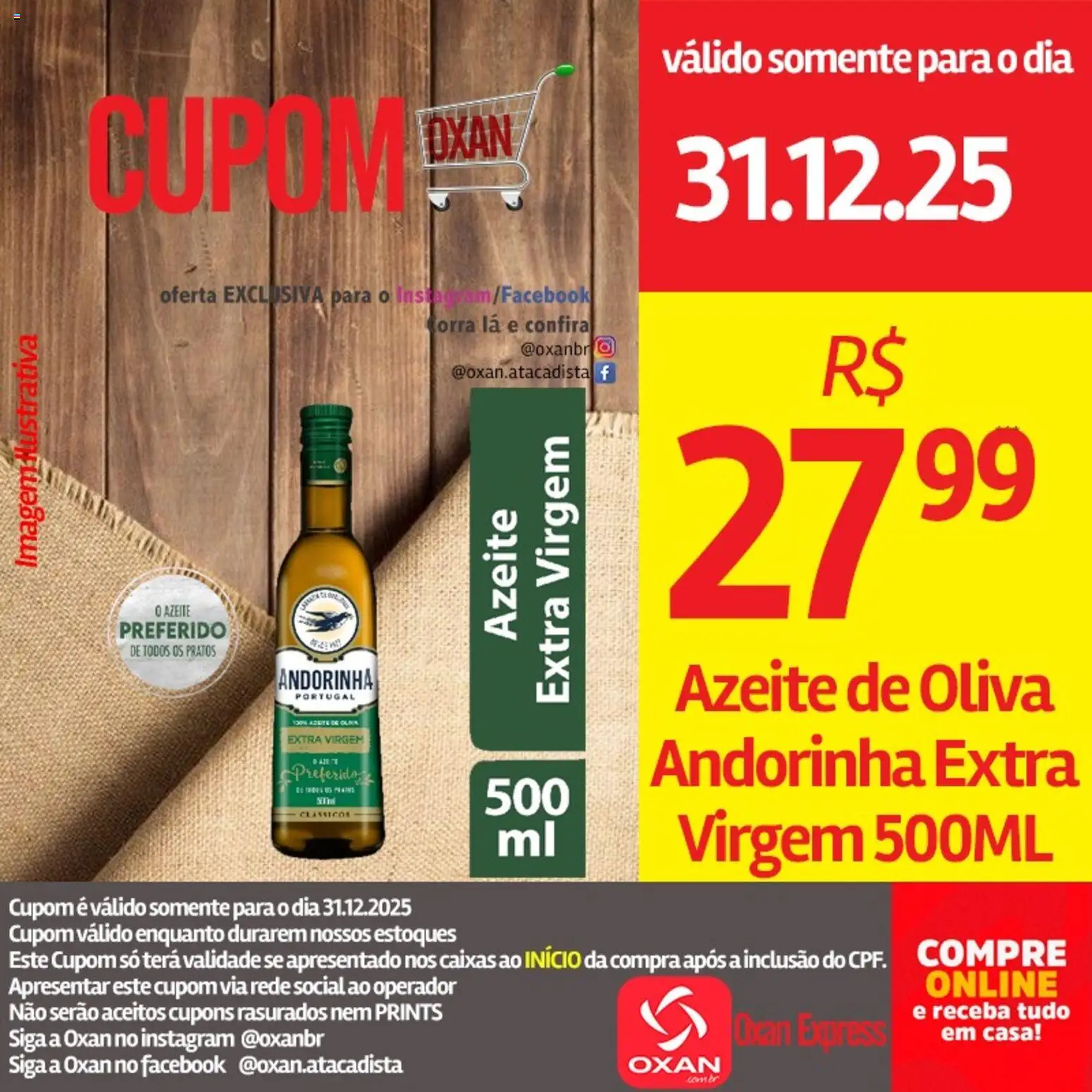 Oxan Atacadista Folheto - válido de 31.12.2025 | Página: 19 | Produtos: Azeite